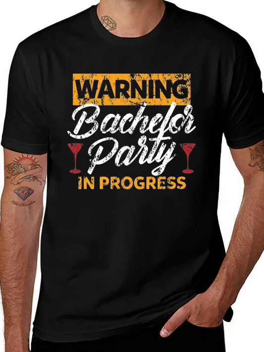 Bachelor Party in Progress Tee