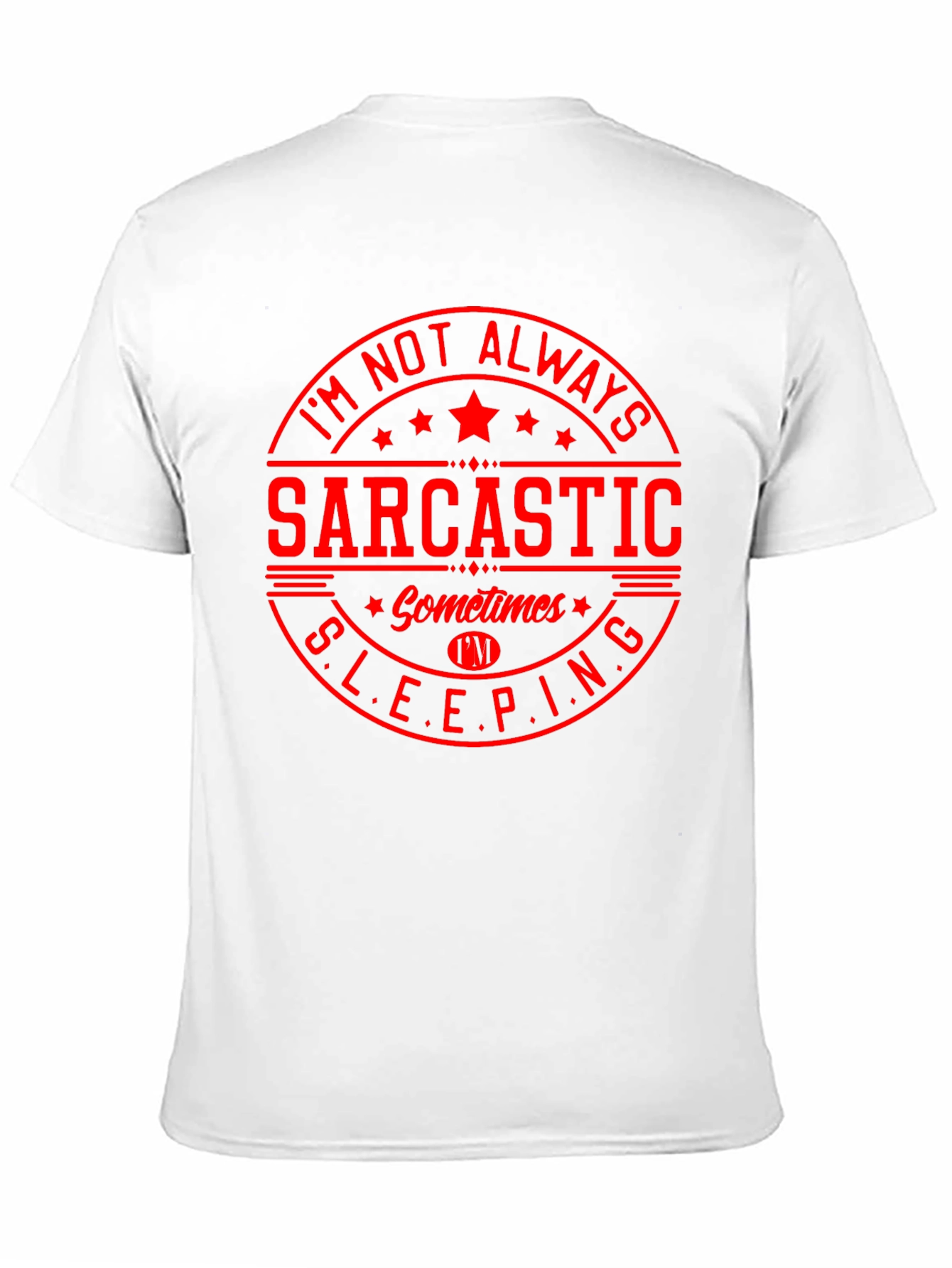 Sarcastic Sleeping Graphic T-Shirt