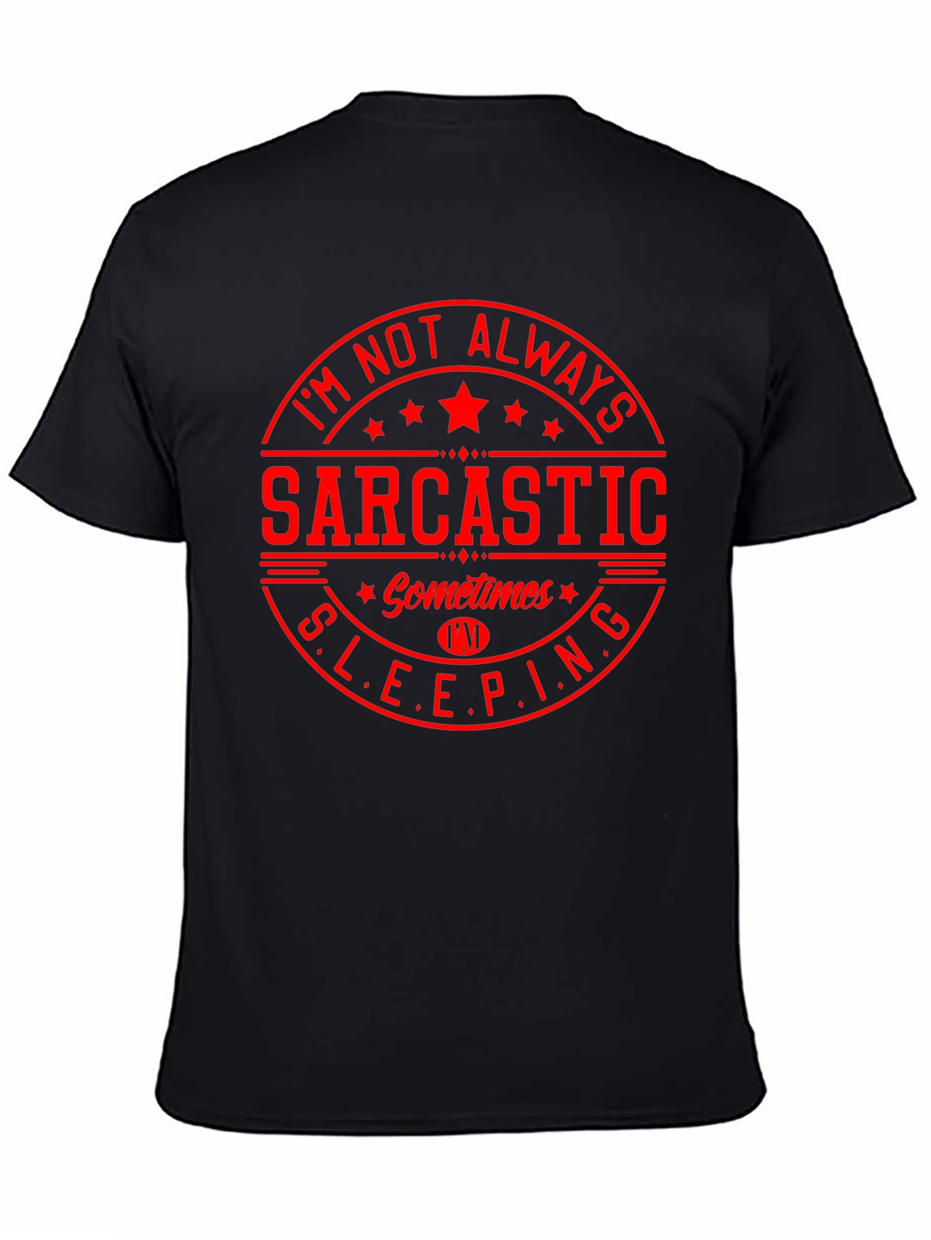 Sarcastic Sleeping Graphic T-Shirt