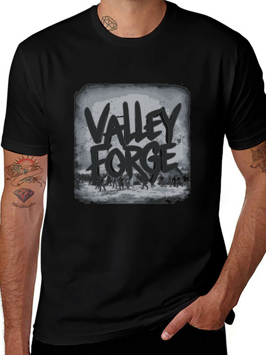 Valley Forge T-Shirt - Black Graphic Tee