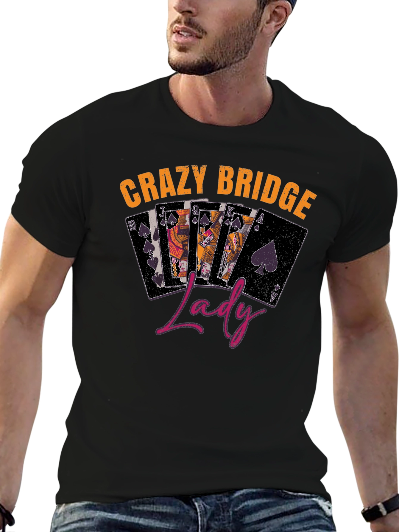 Crazy Bridge Lady T-Shirt