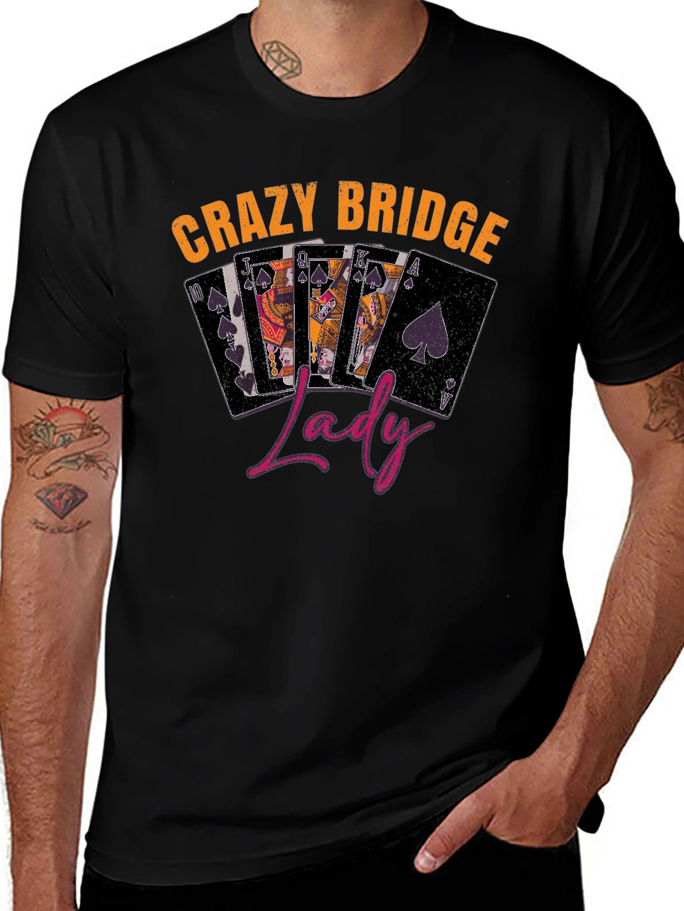 Crazy Bridge Lady T-Shirt