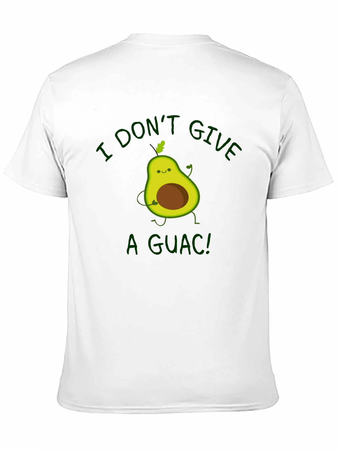 I Dont Give a Guac! Avocado Graphic T-Shirt