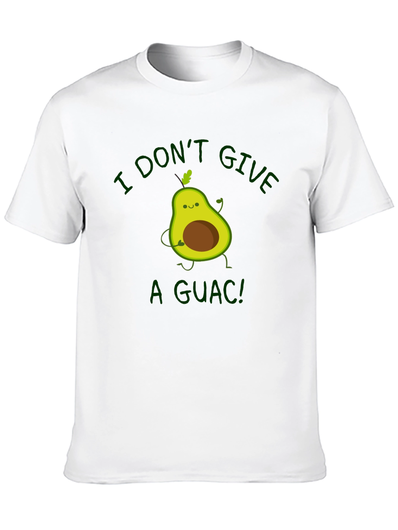 I Dont Give a Guac! Avocado Graphic T-Shirt