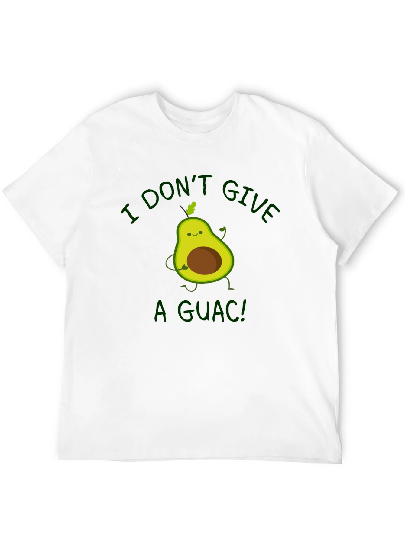 I Dont Give a Guac! Avocado Graphic T-Shirt