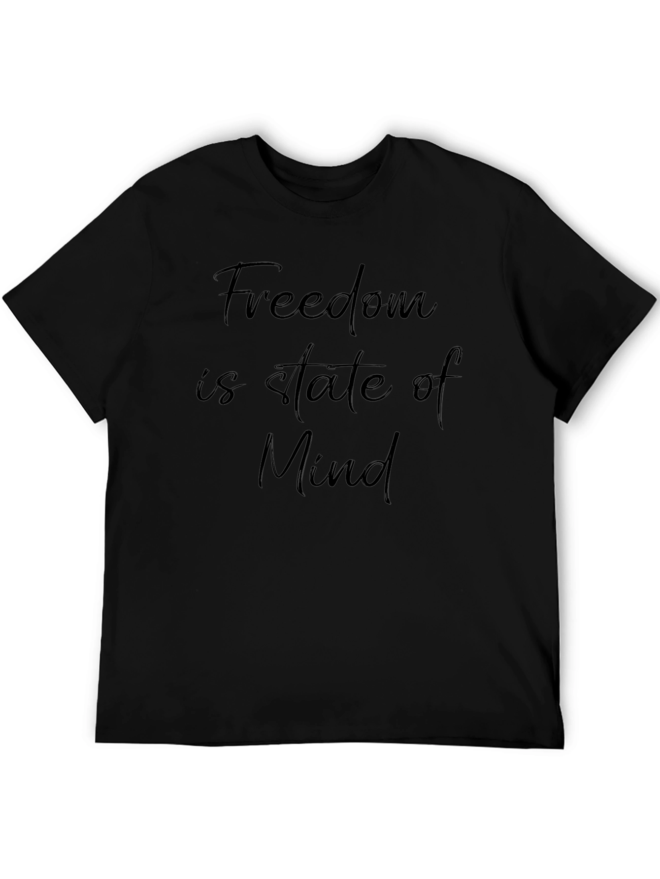 Freedom State of Mind Black T-Shirt