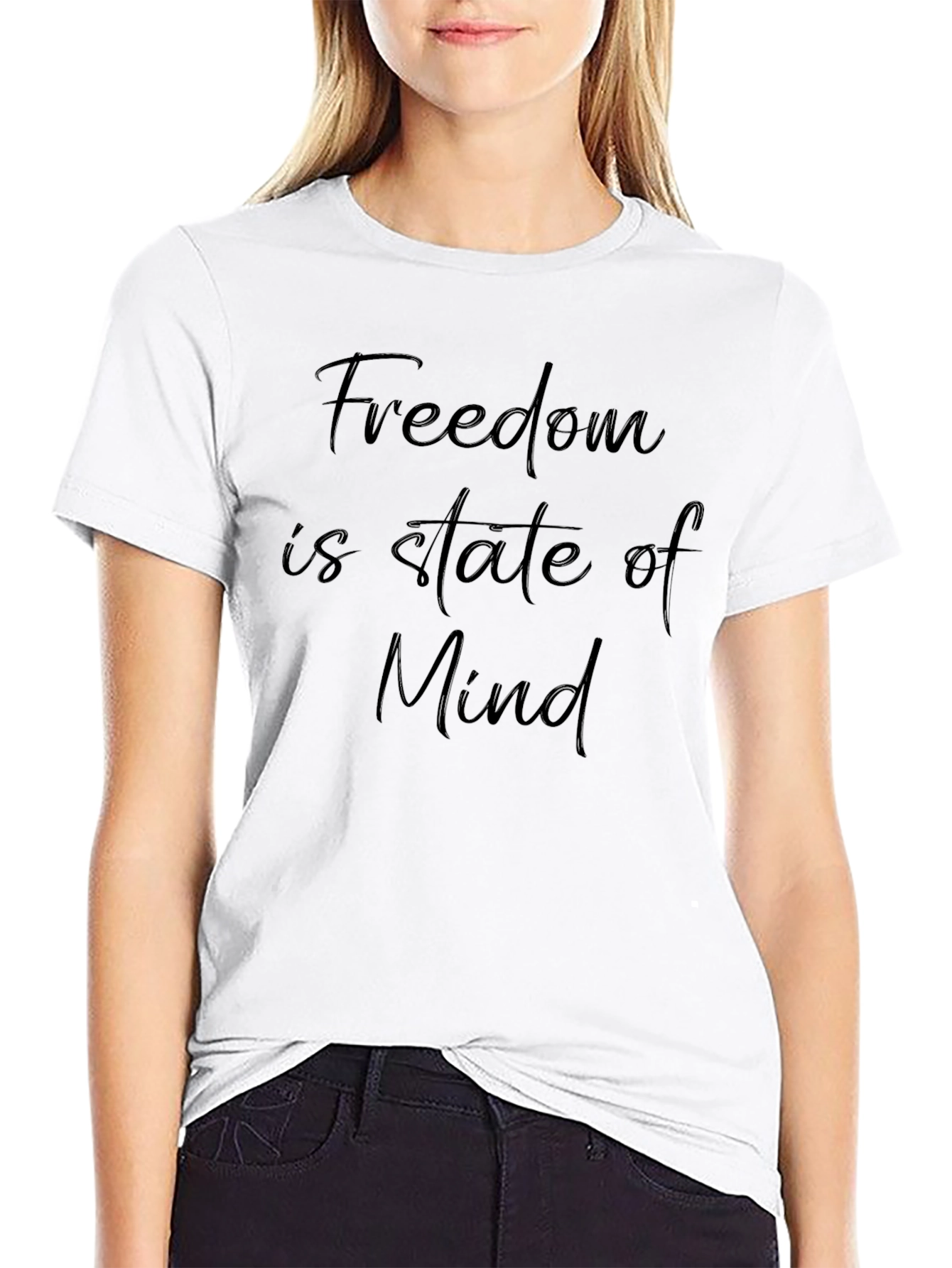 Freedom State of Mind Black T-Shirt