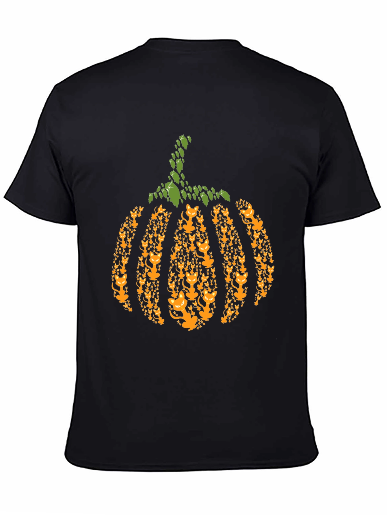 Cat Pumpkin Halloween T-Shirt