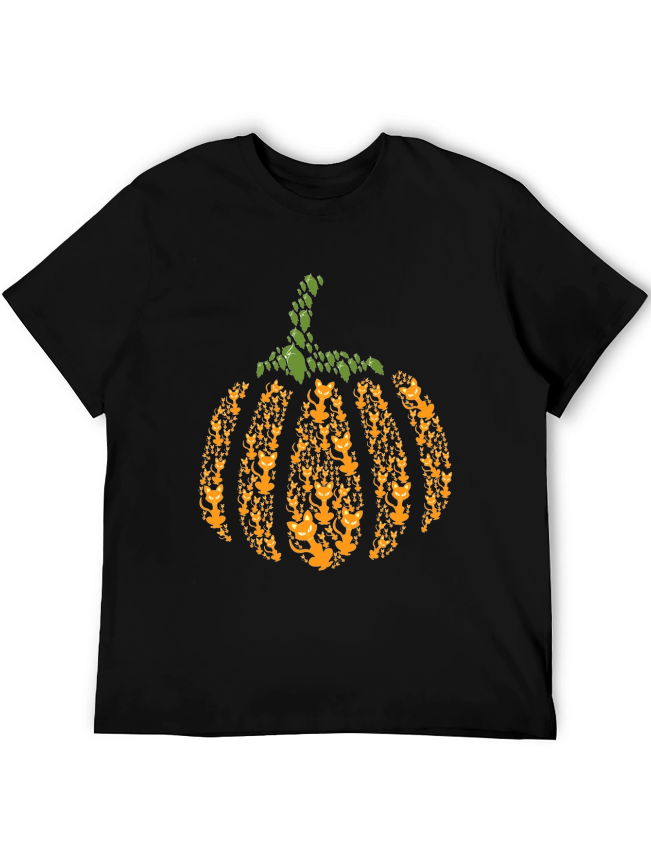 Cat Pumpkin Halloween T-Shirt