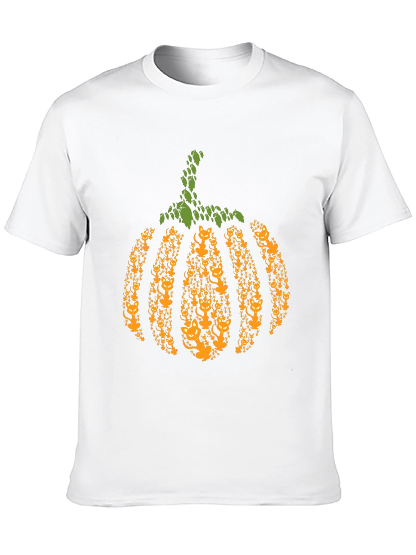 Cat Pumpkin Halloween T-Shirt