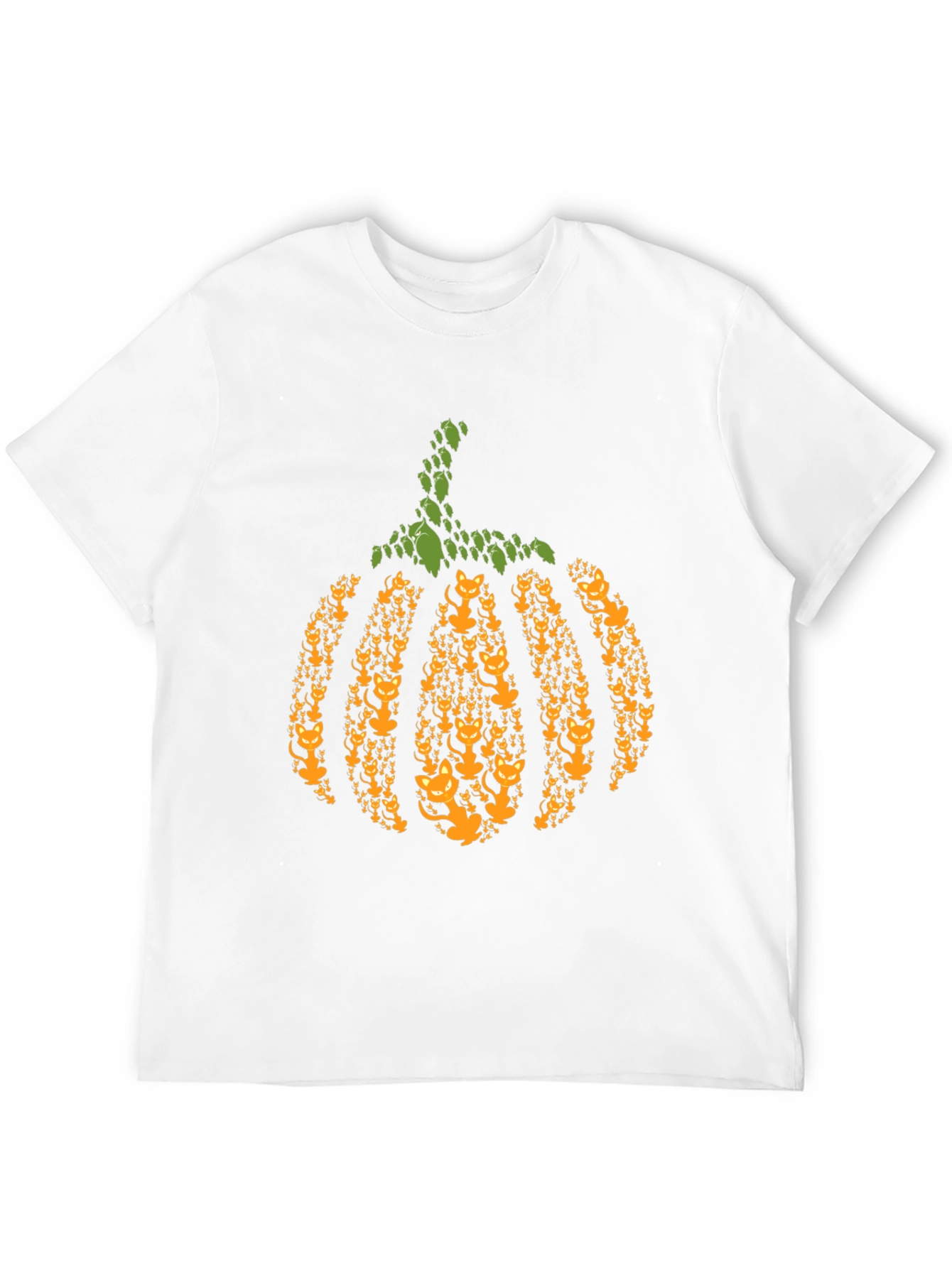 Cat Pumpkin Halloween T-Shirt