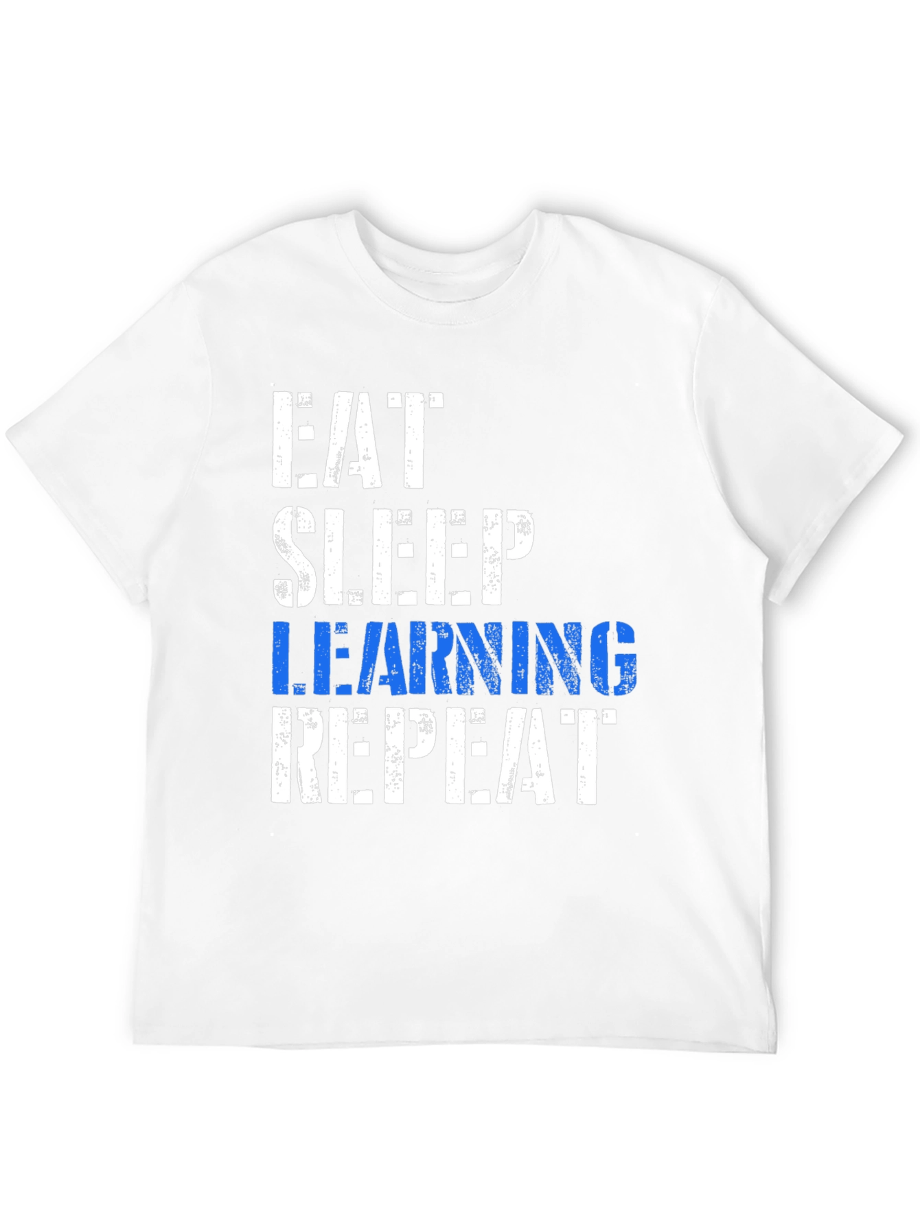 Eat Sleep Learning Repeat Black T-Shirt