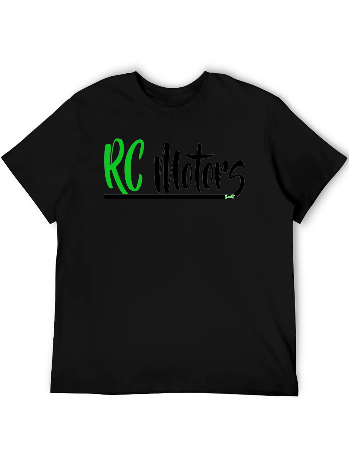 RC Motors Graphic T-Shirt - Classic Black Tee