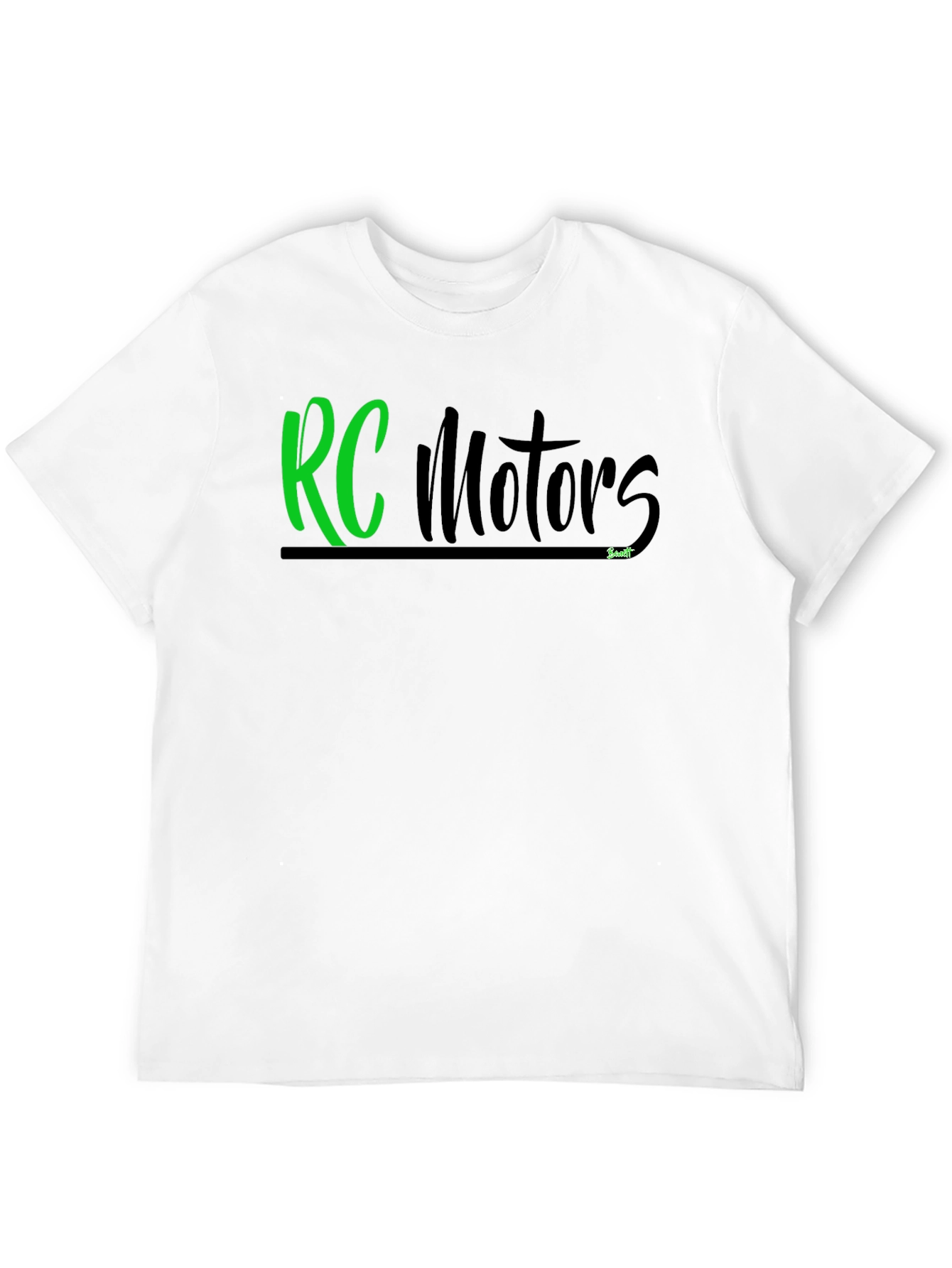 RC Motors Graphic T-Shirt - Classic Black Tee