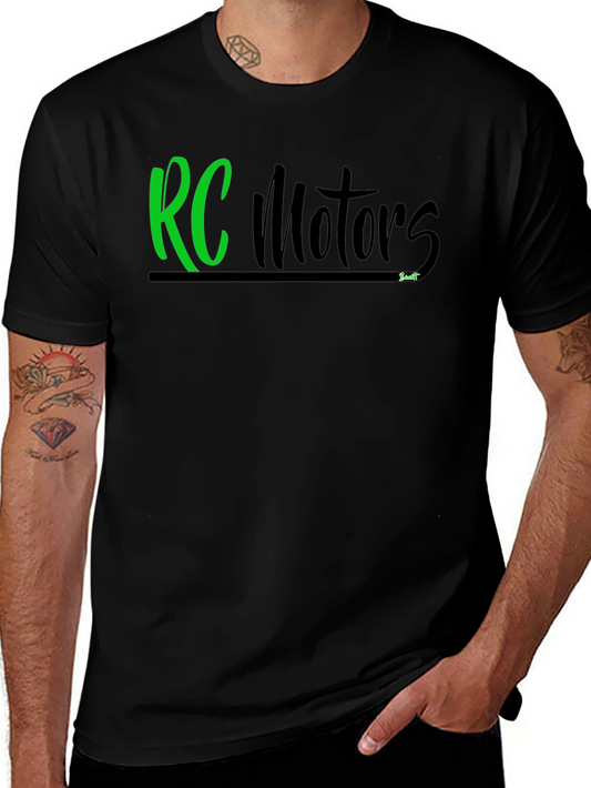 RC Motors Graphic T-Shirt - Classic Black Tee