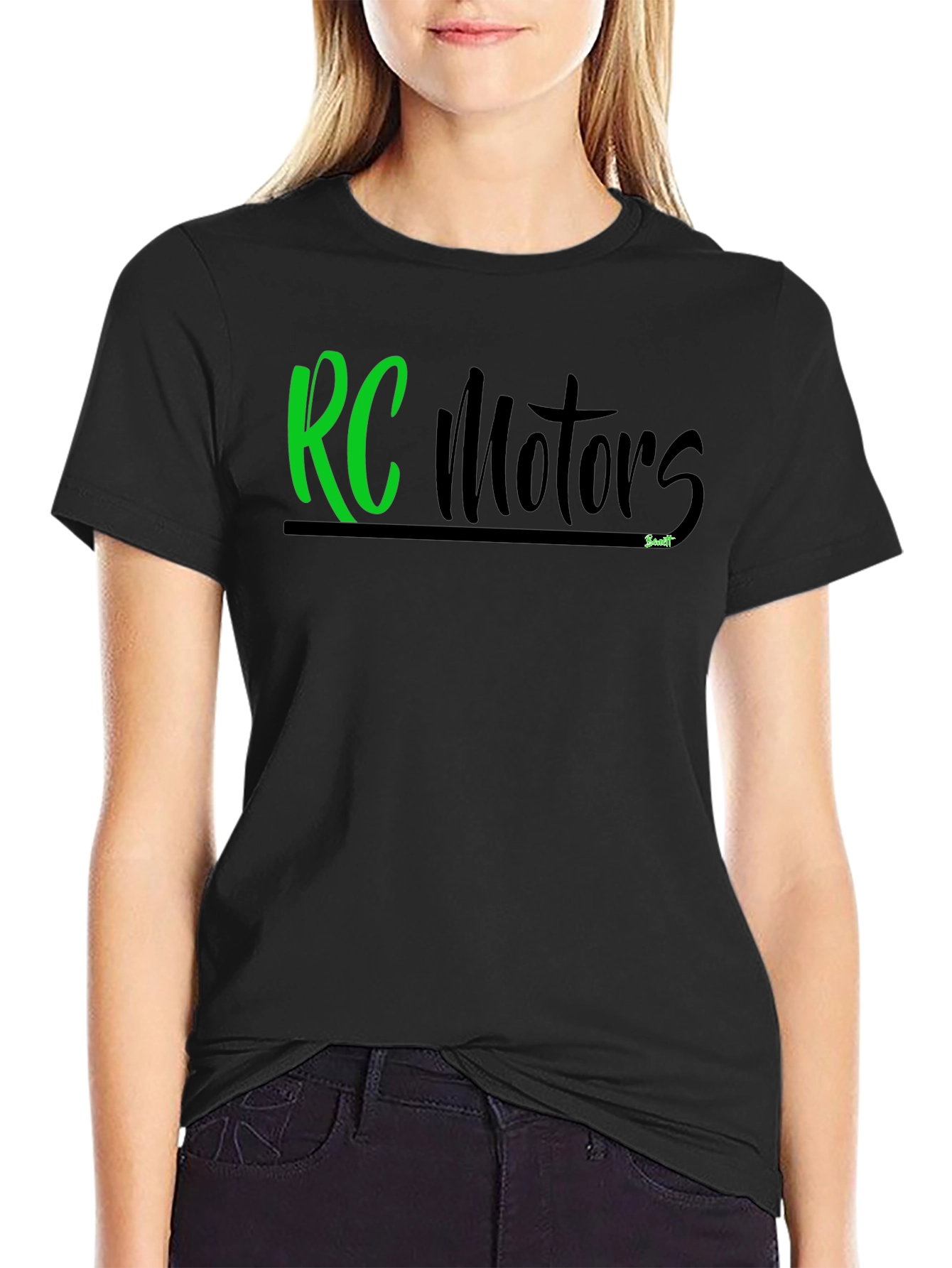 RC Motors Graphic T-Shirt - Classic Black Tee