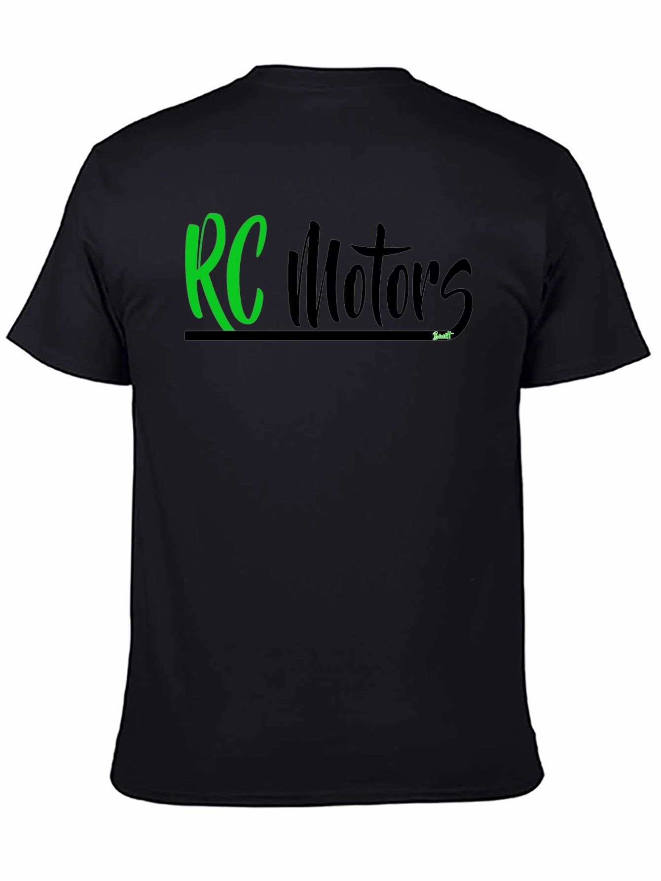 RC Motors Graphic T-Shirt - Classic Black Tee
