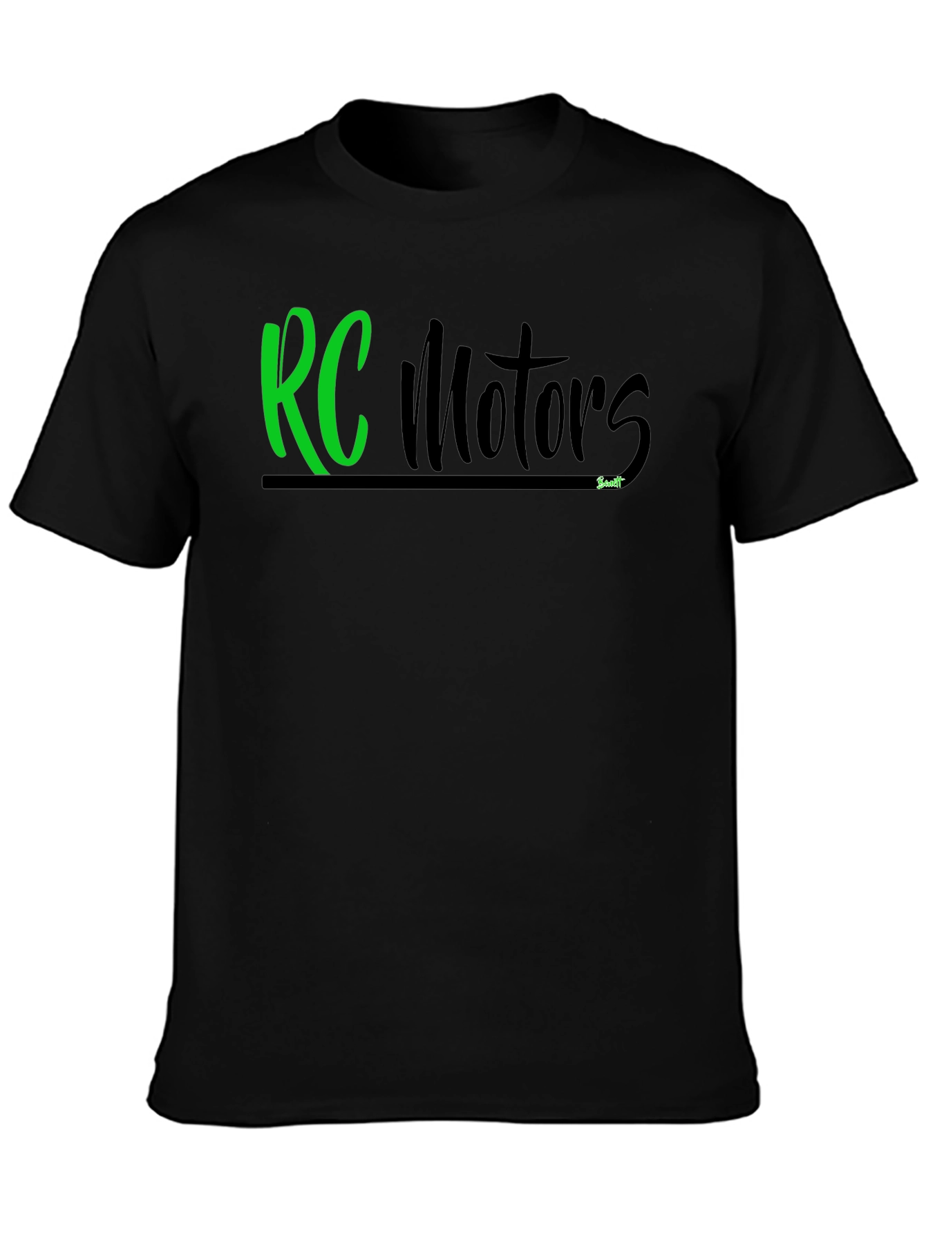 RC Motors Graphic T-Shirt - Classic Black Tee
