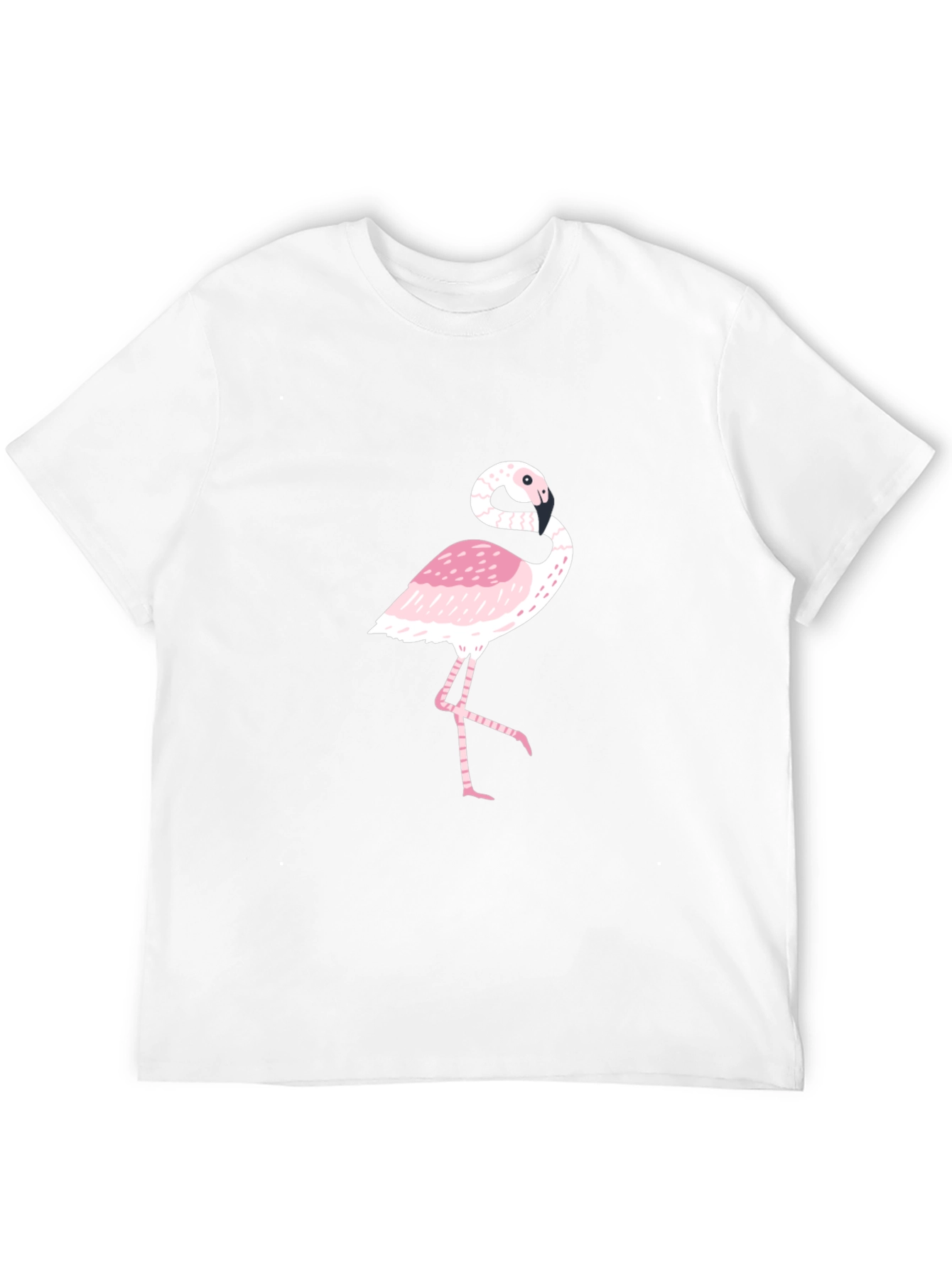 Flamingo Graphic Black T-Shirt