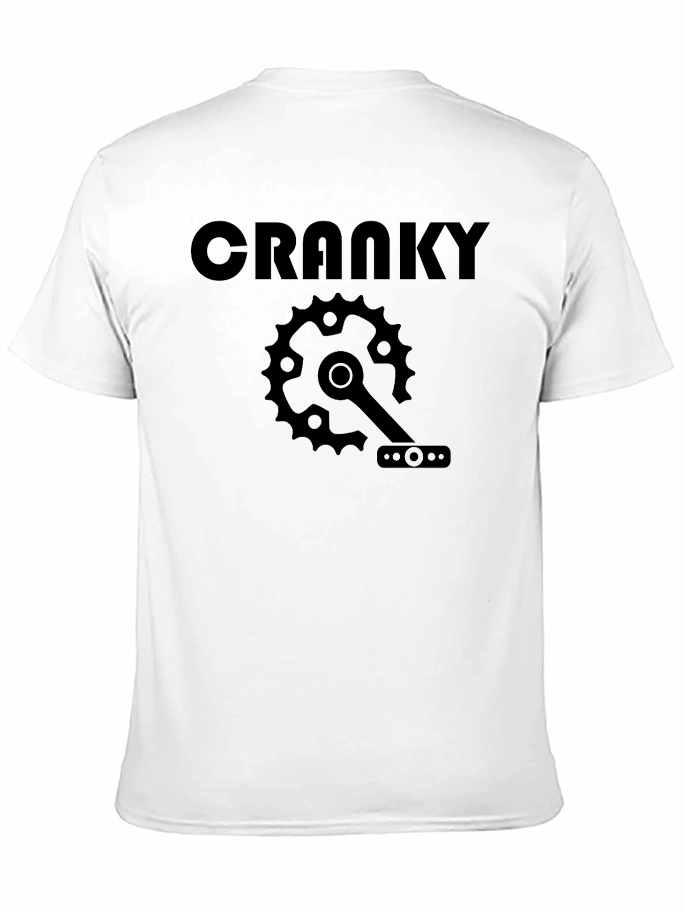 Cranky Bicycle Gear Black T-Shirt