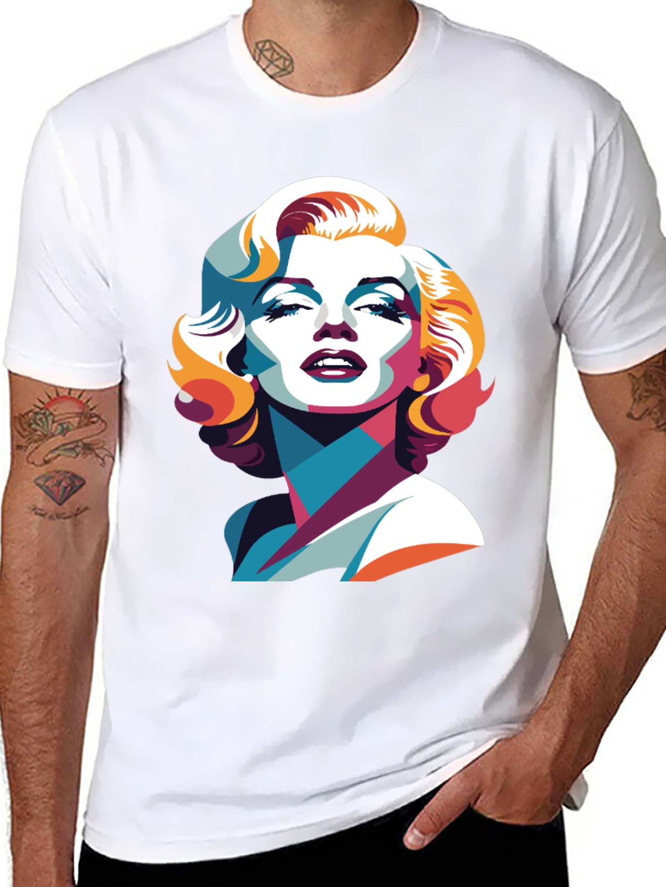 Pop Art Marilyn Monroe Graphic Tee