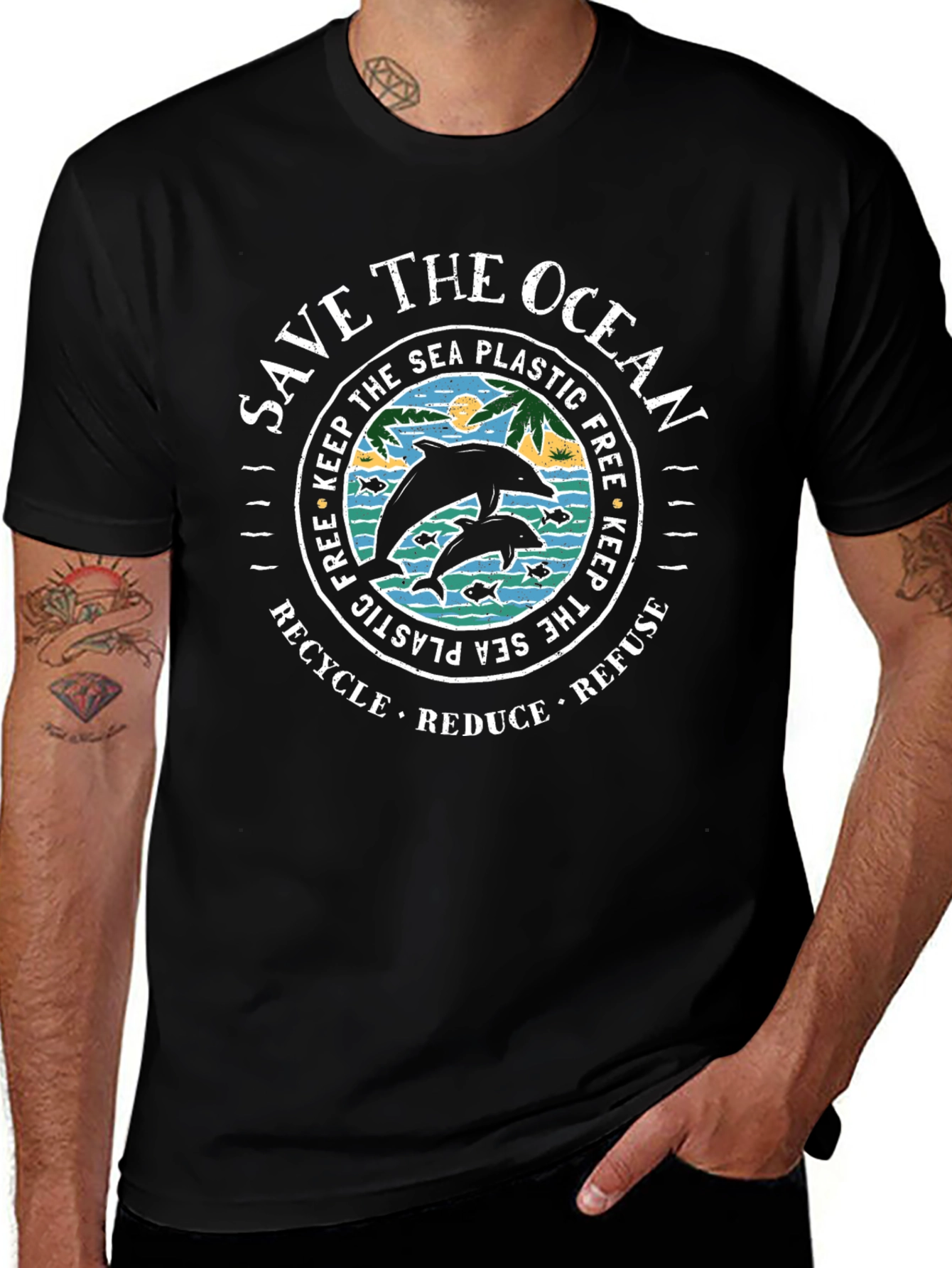 Save the Ocean Graphic Tee