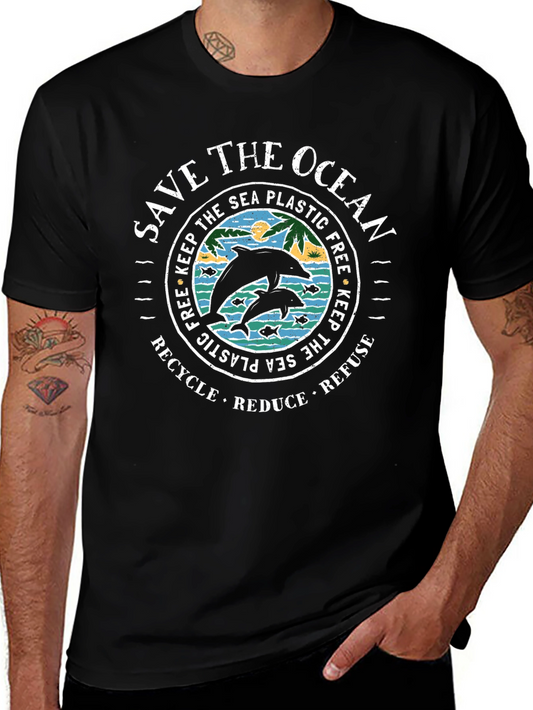 Save the Ocean Graphic Tee