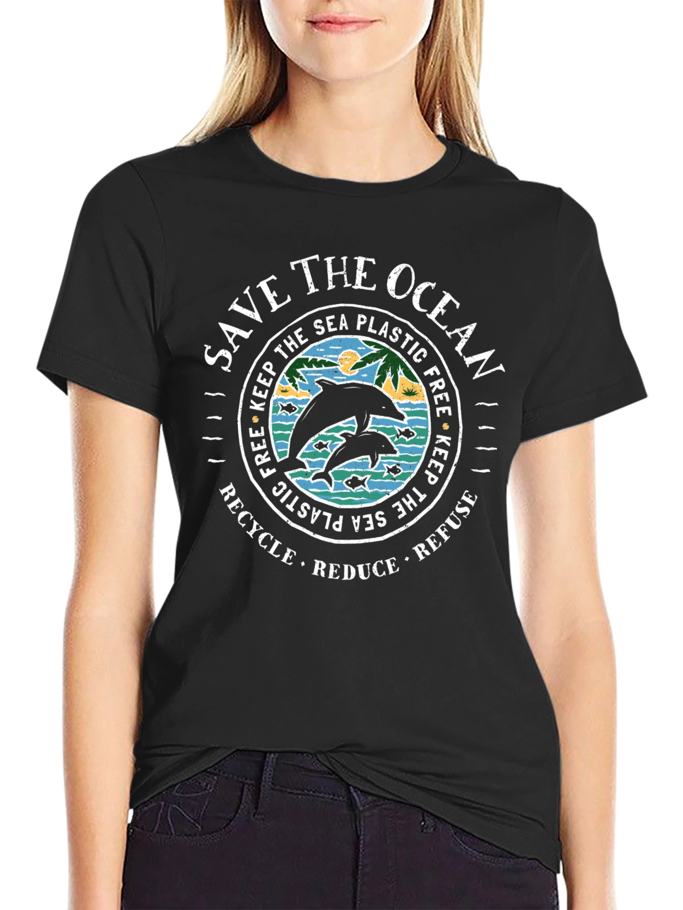 Save the Ocean Graphic Tee