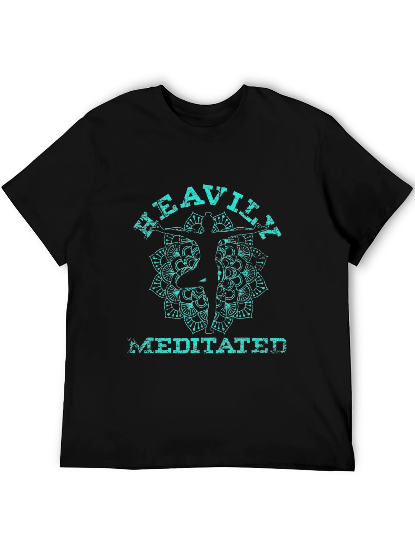 Heavily Meditated Graphic Tee - Black