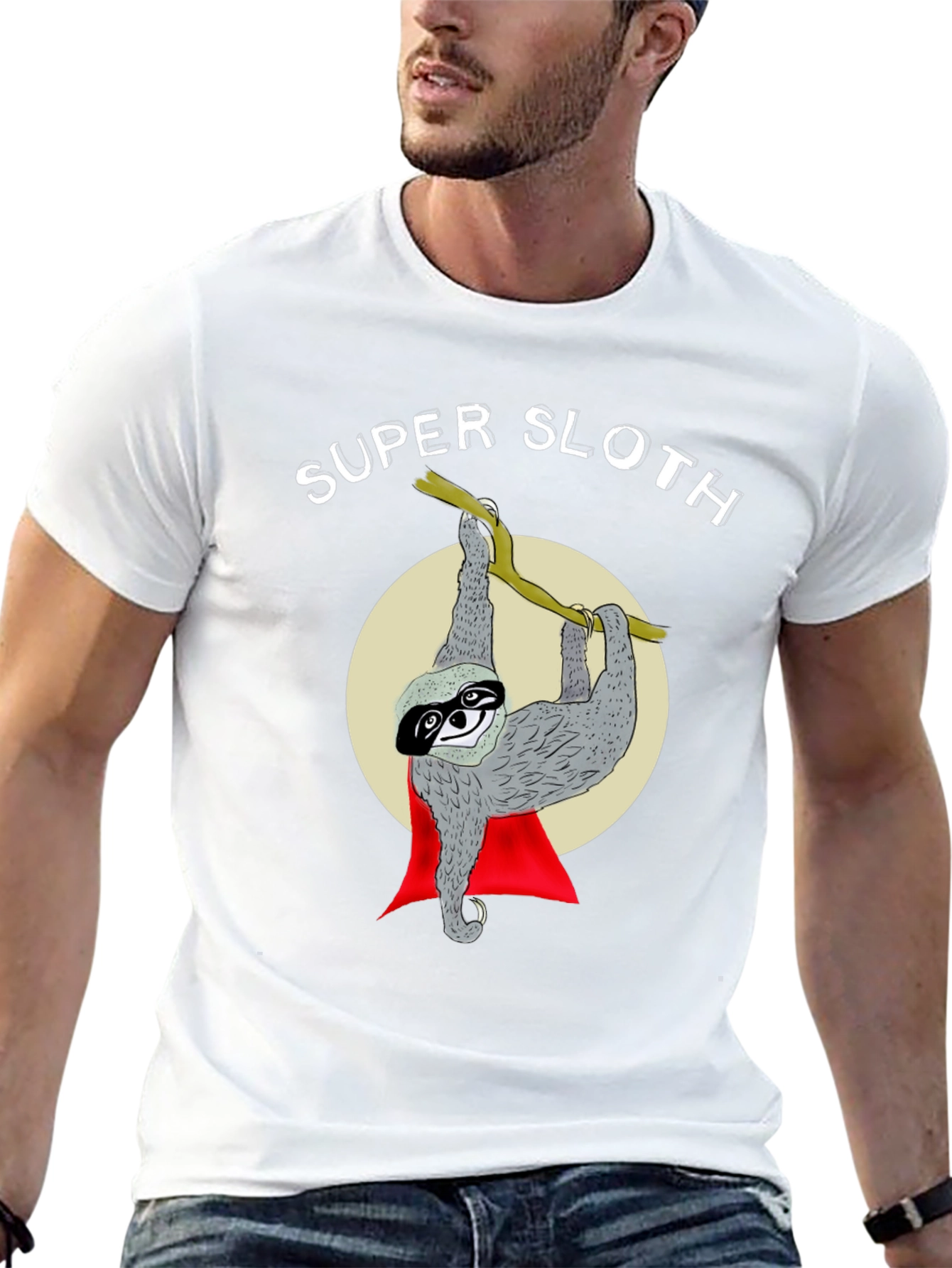 Super Sloth Graphic T-Shirt - Fun & Unique Design