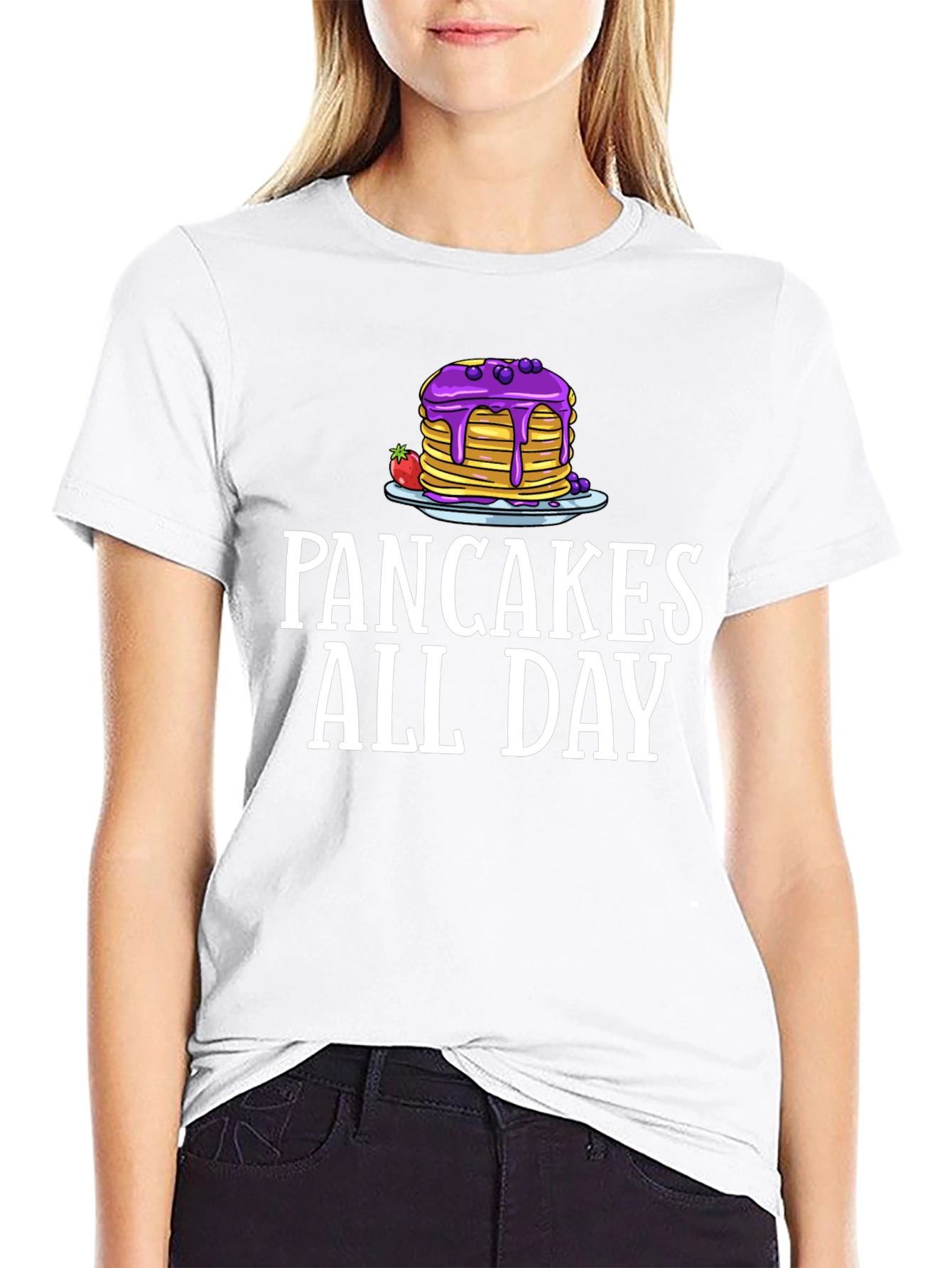 Pancakes All Day Graphic T-Shirt