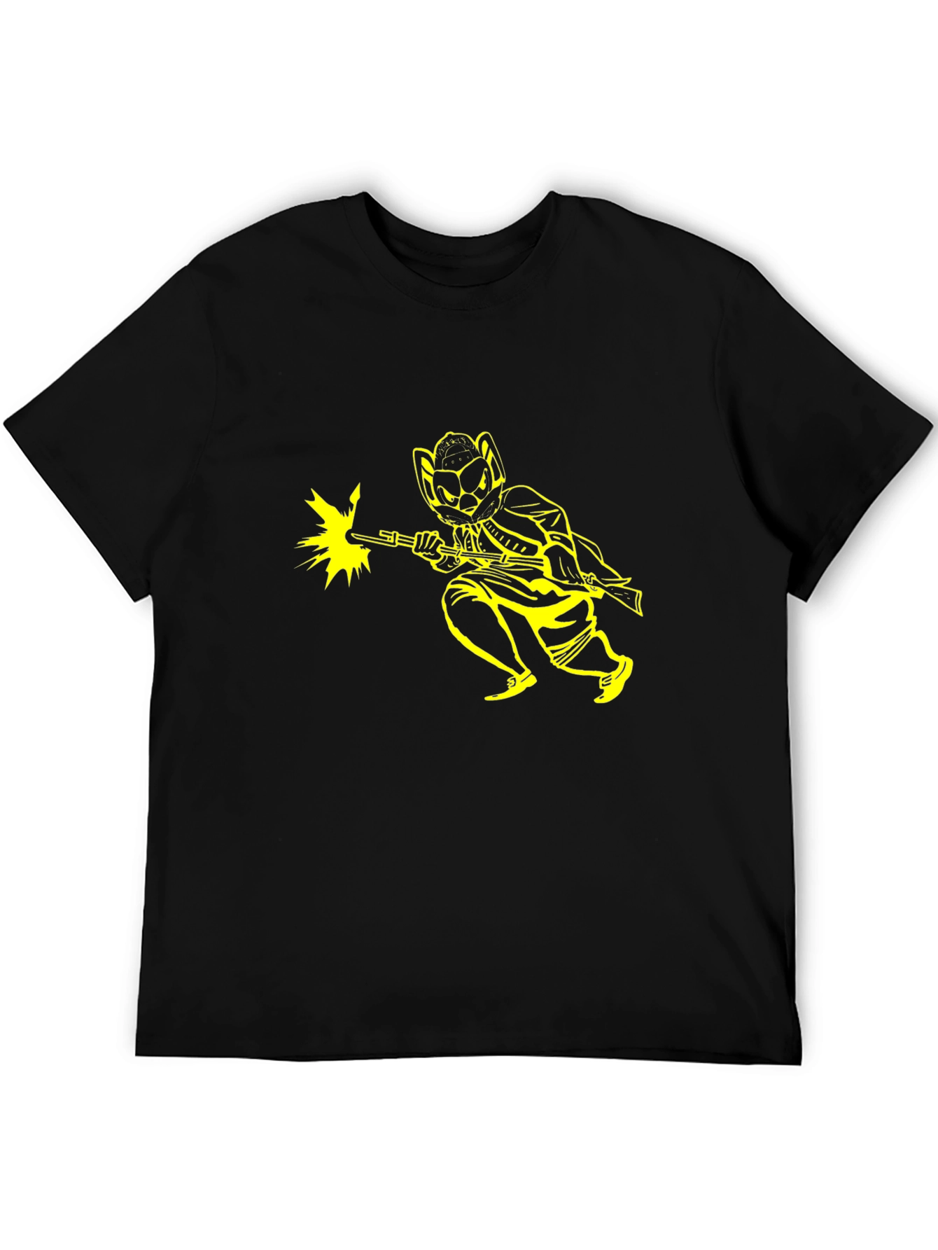 Cartoon Character Shooting T-Shirt