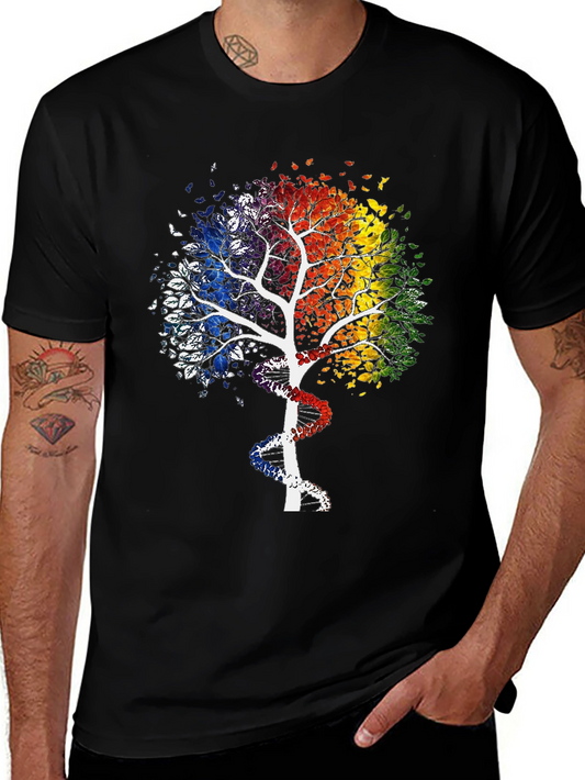 Rainbow Tree DNA Graphic Tee
