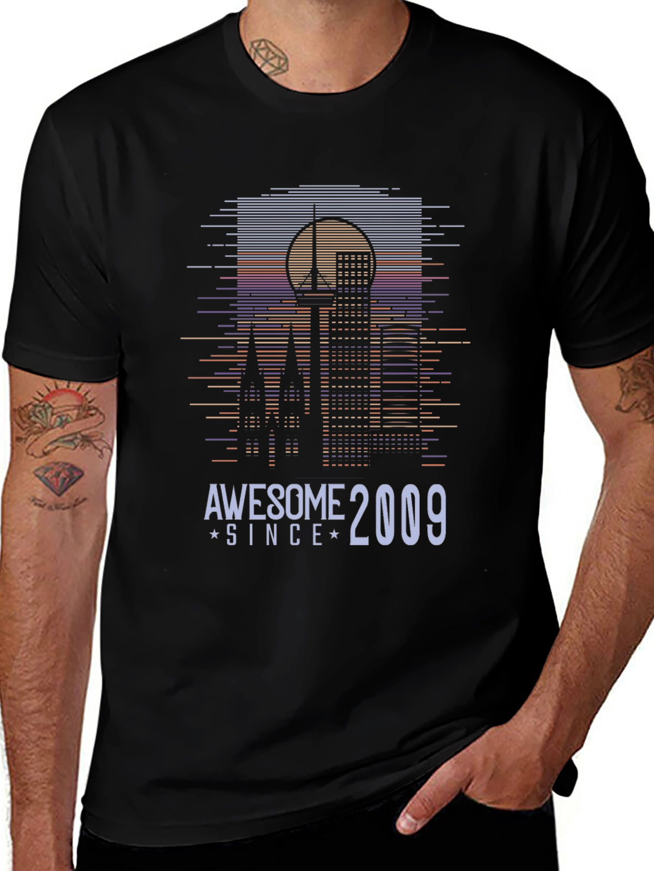 Awesome Since 2009 Graphic T-Shirt