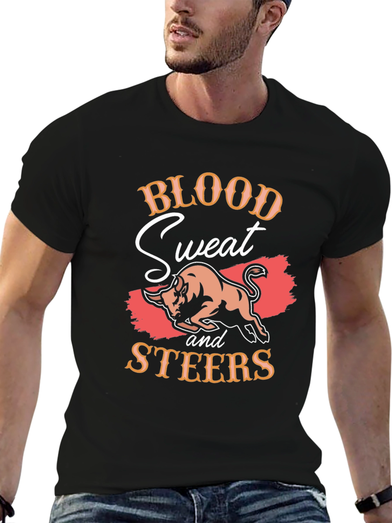 Blood Sweat & Steers Graphic T-Shirt