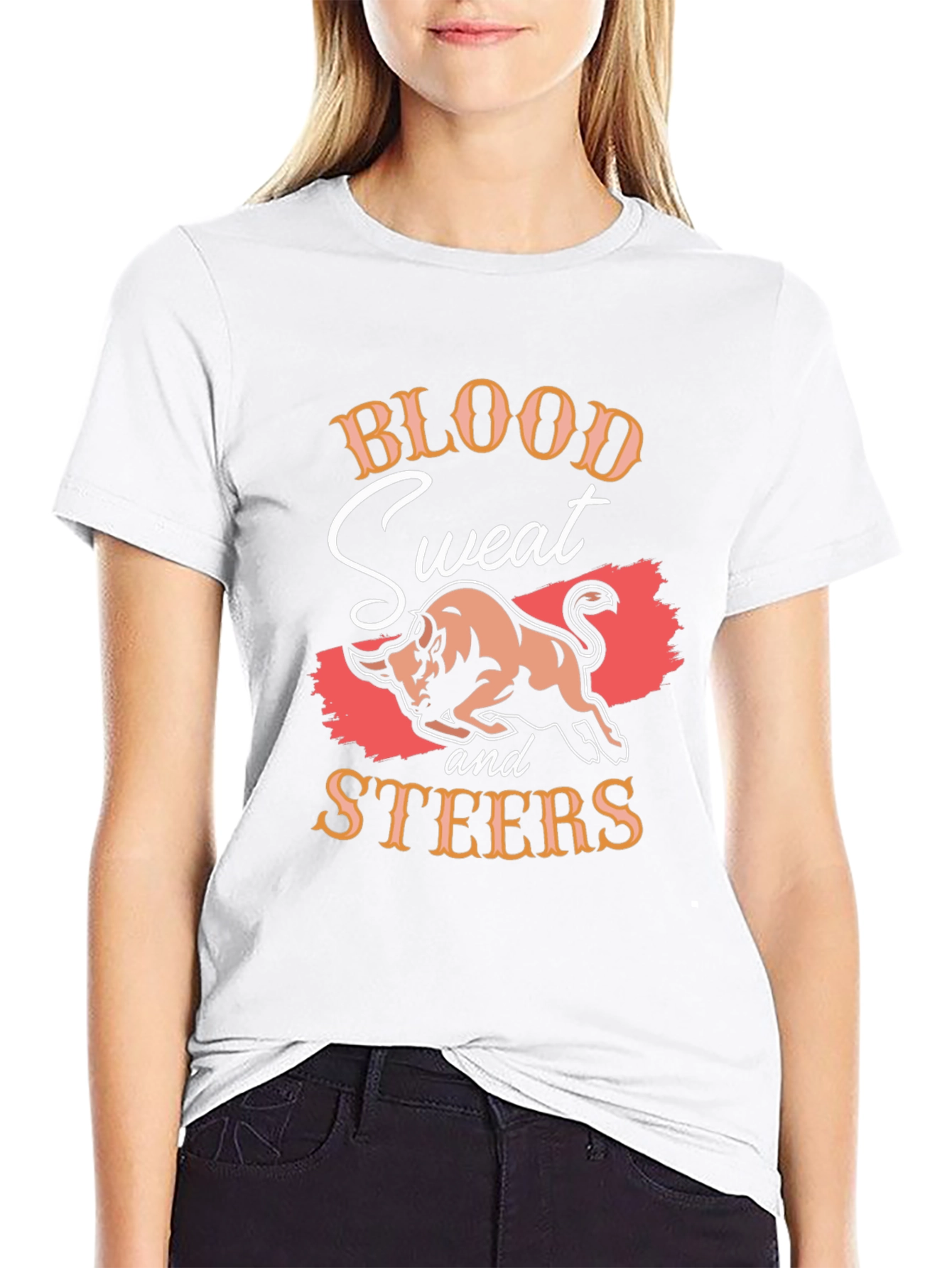 Blood Sweat & Steers Graphic T-Shirt