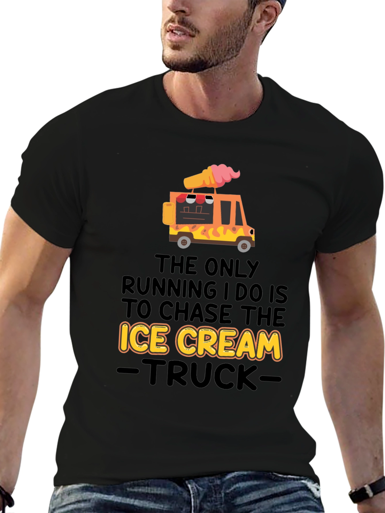 Ice Cream Truck T-Shirt - Funny Graphic Tee
