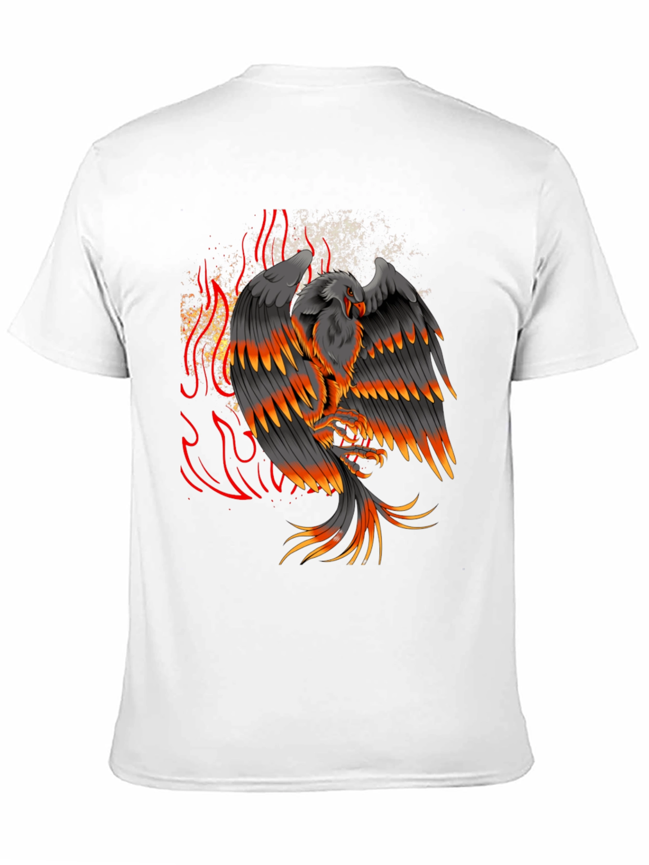 Phoenix Firebird Graphic Black T-Shirt
