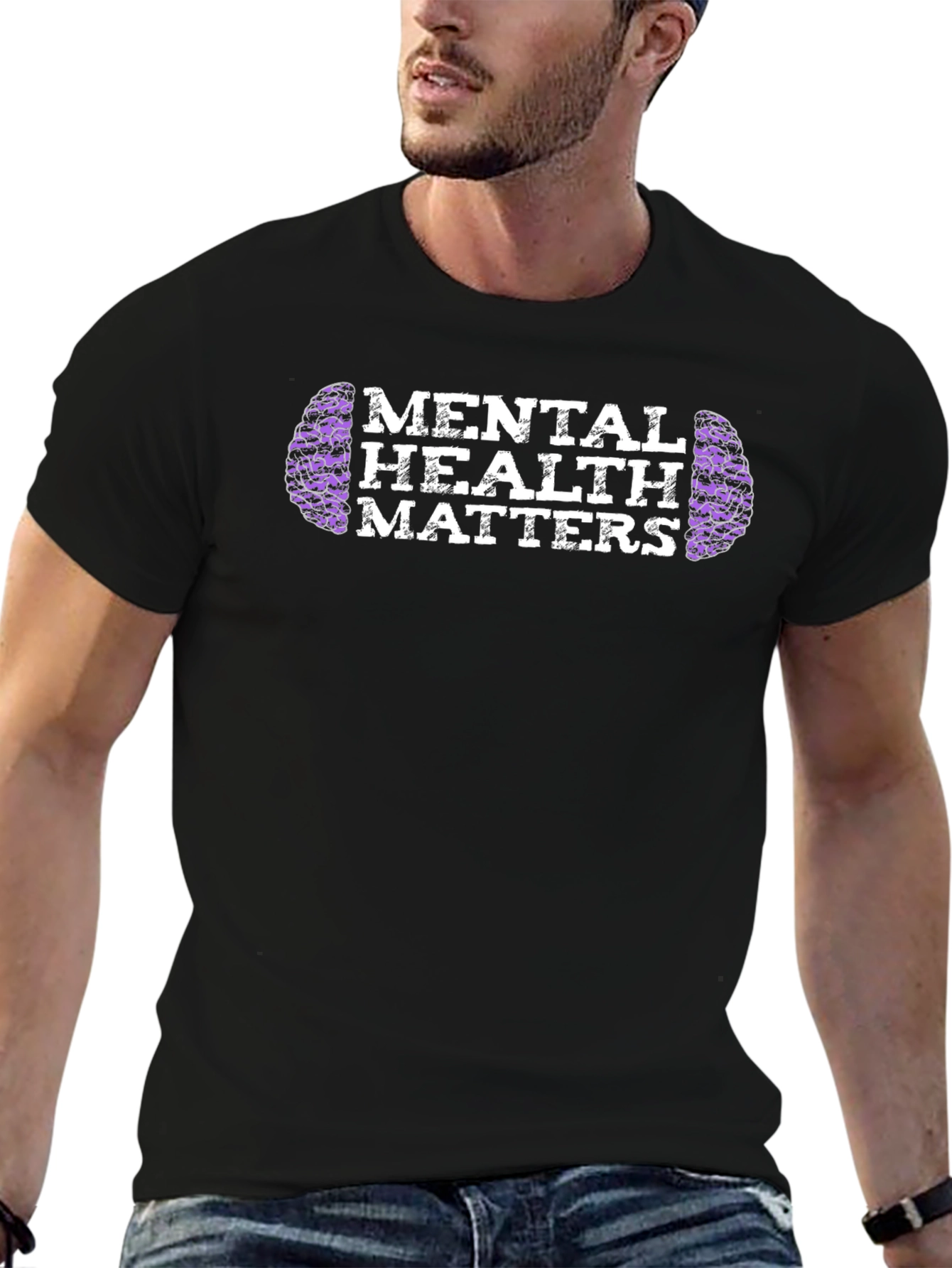 Mental Health Matters Graphic Tee - Black