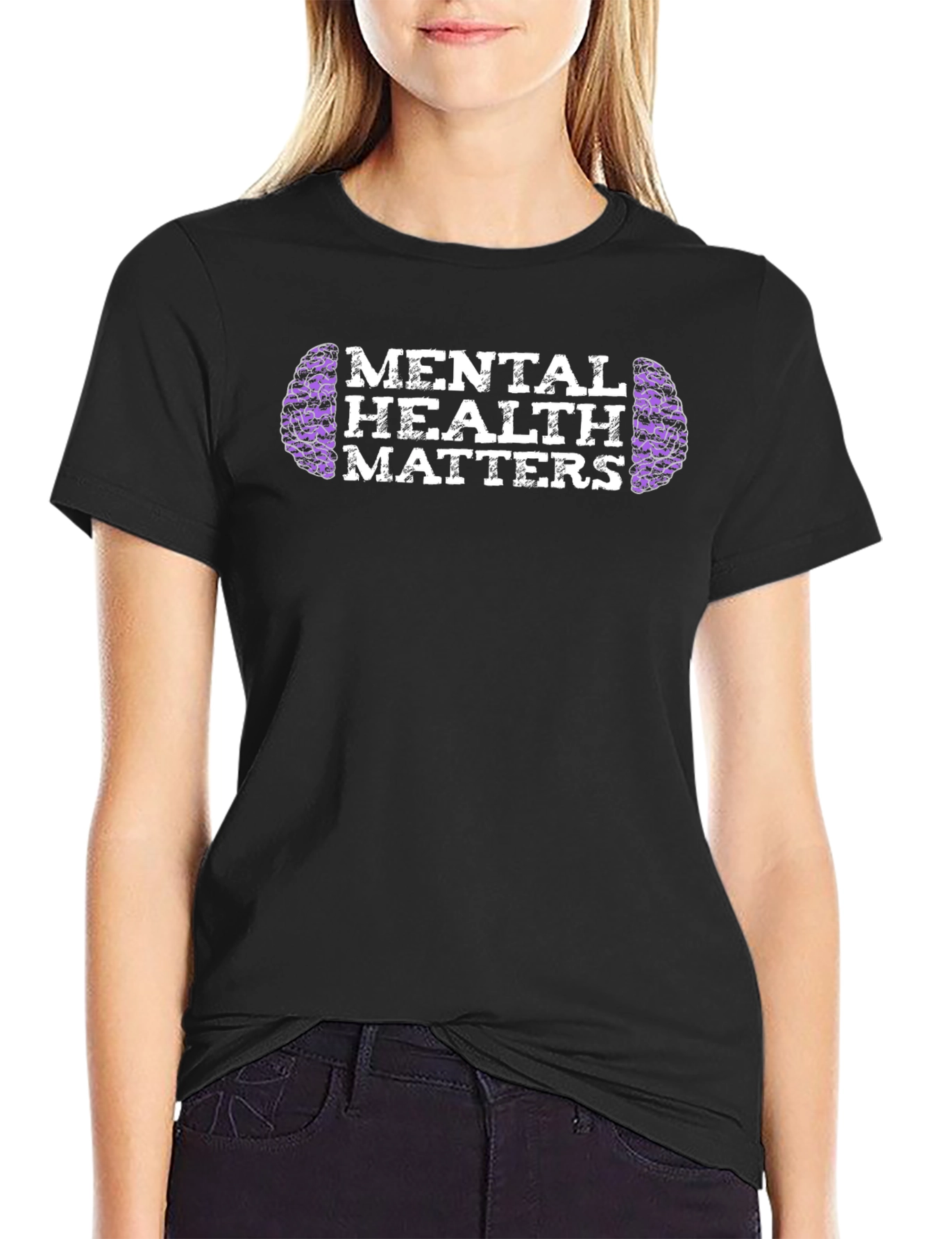 Mental Health Matters Graphic Tee - Black
