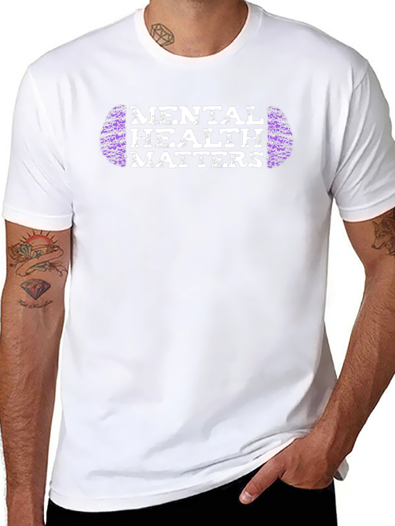 Mental Health Matters Graphic Tee - Black