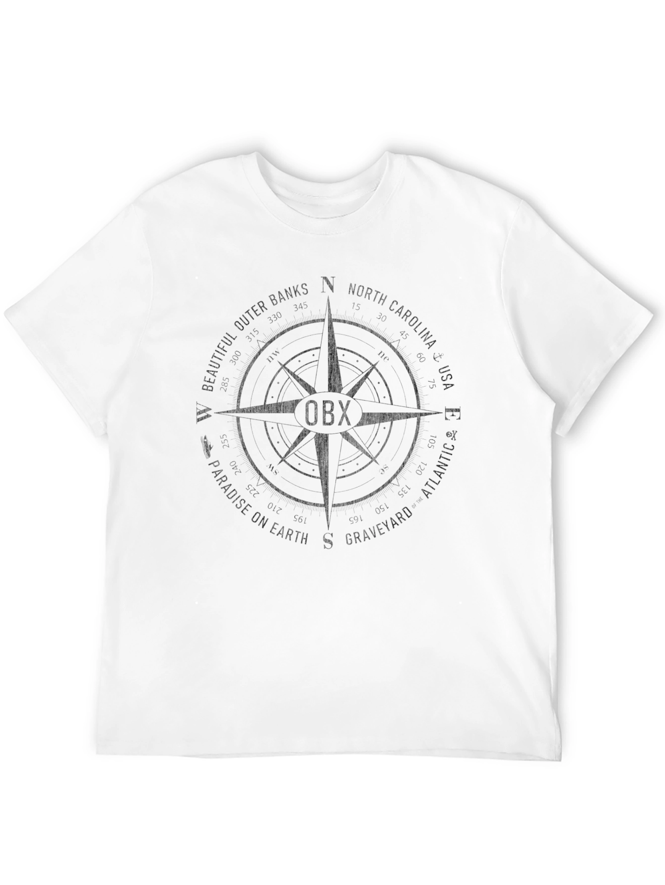 Outer Banks OBX Compass Graphic T-Shirt