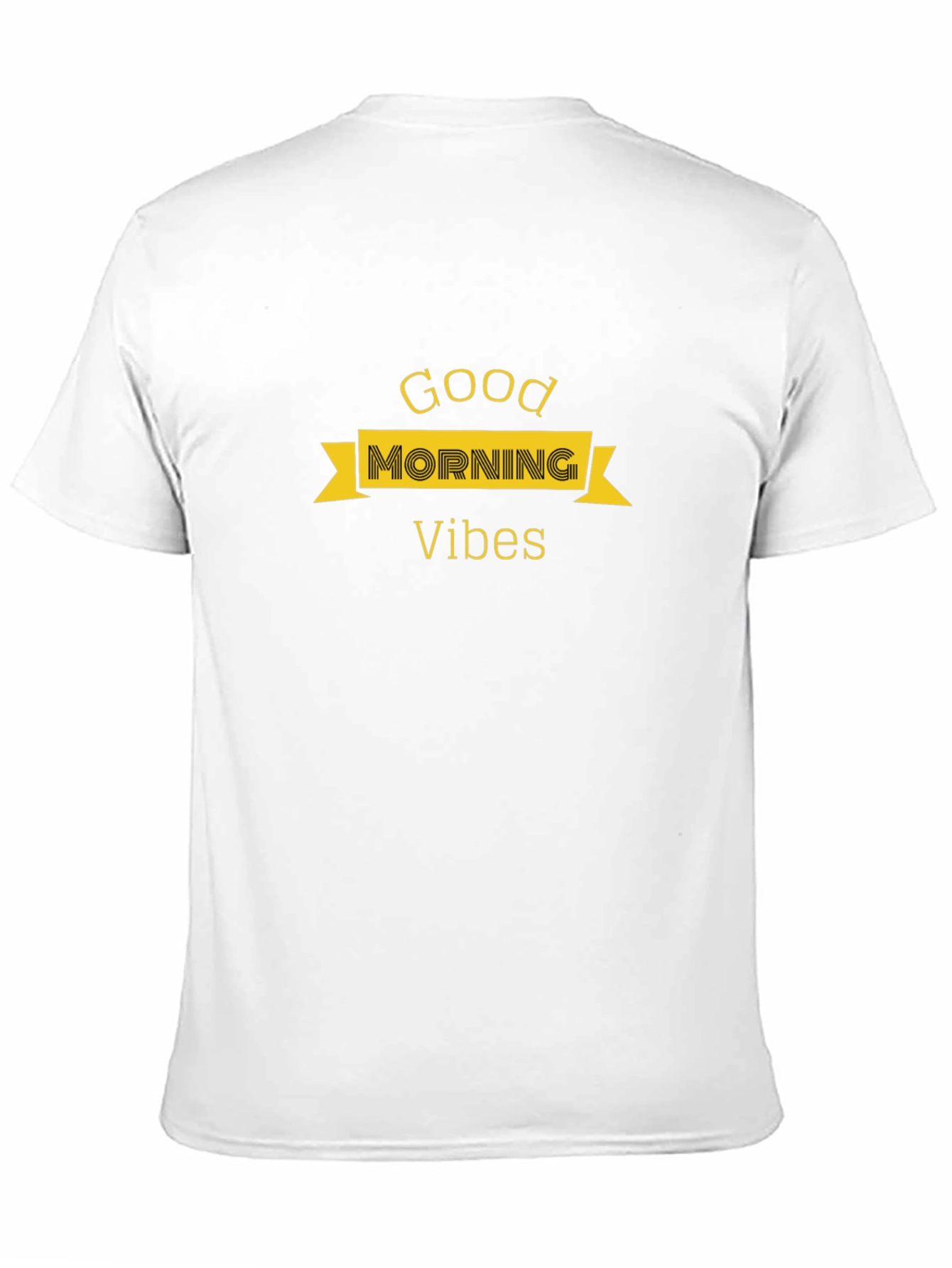 Good Morning Vibes Black T-Shirt