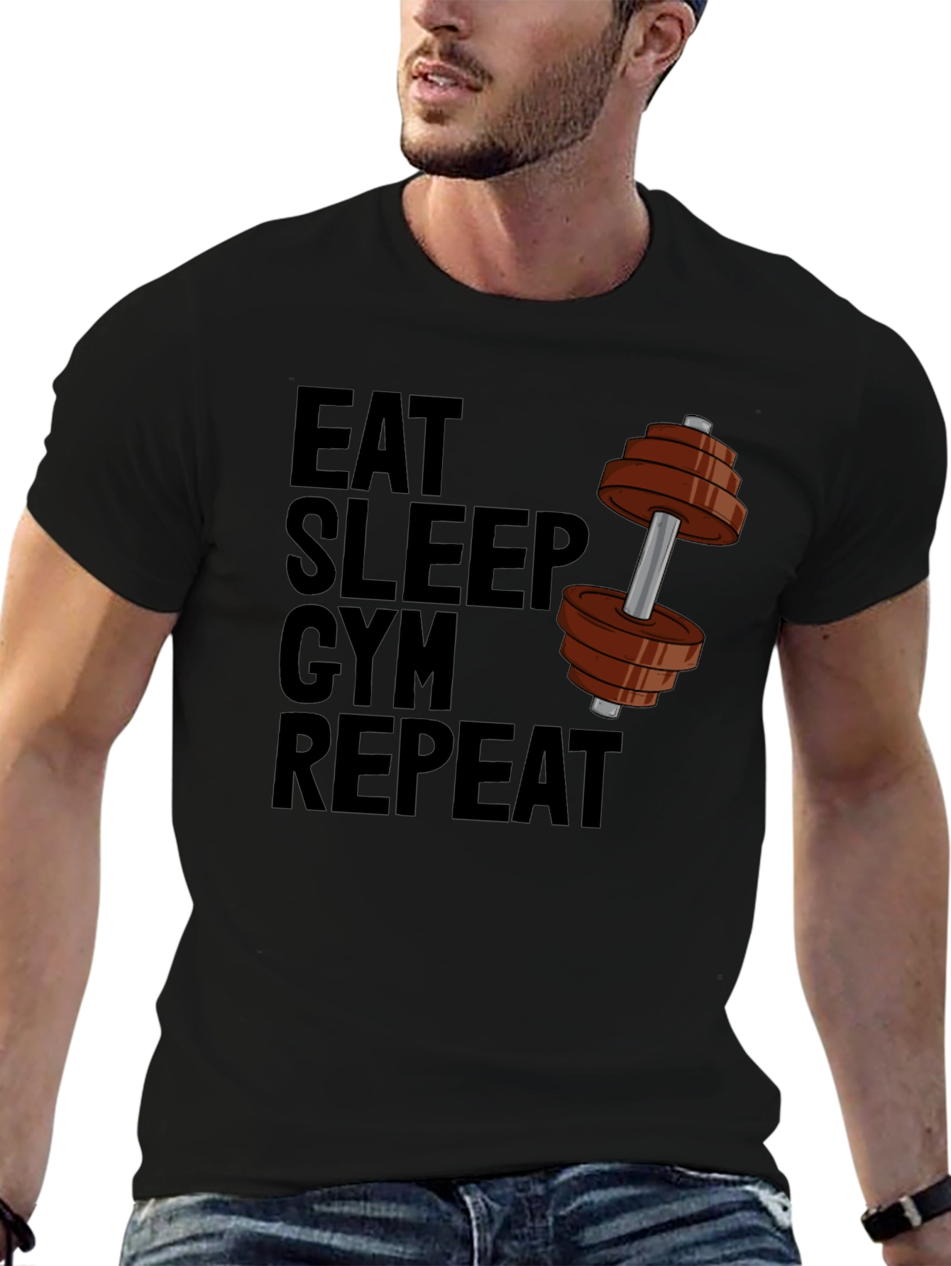 Eat Sleep Gym Repeat T-Shirt