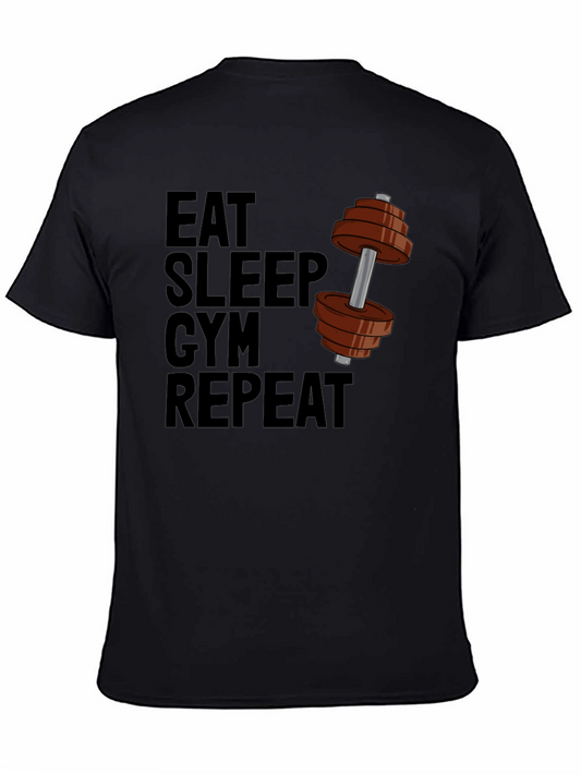Eat Sleep Gym Repeat T-Shirt