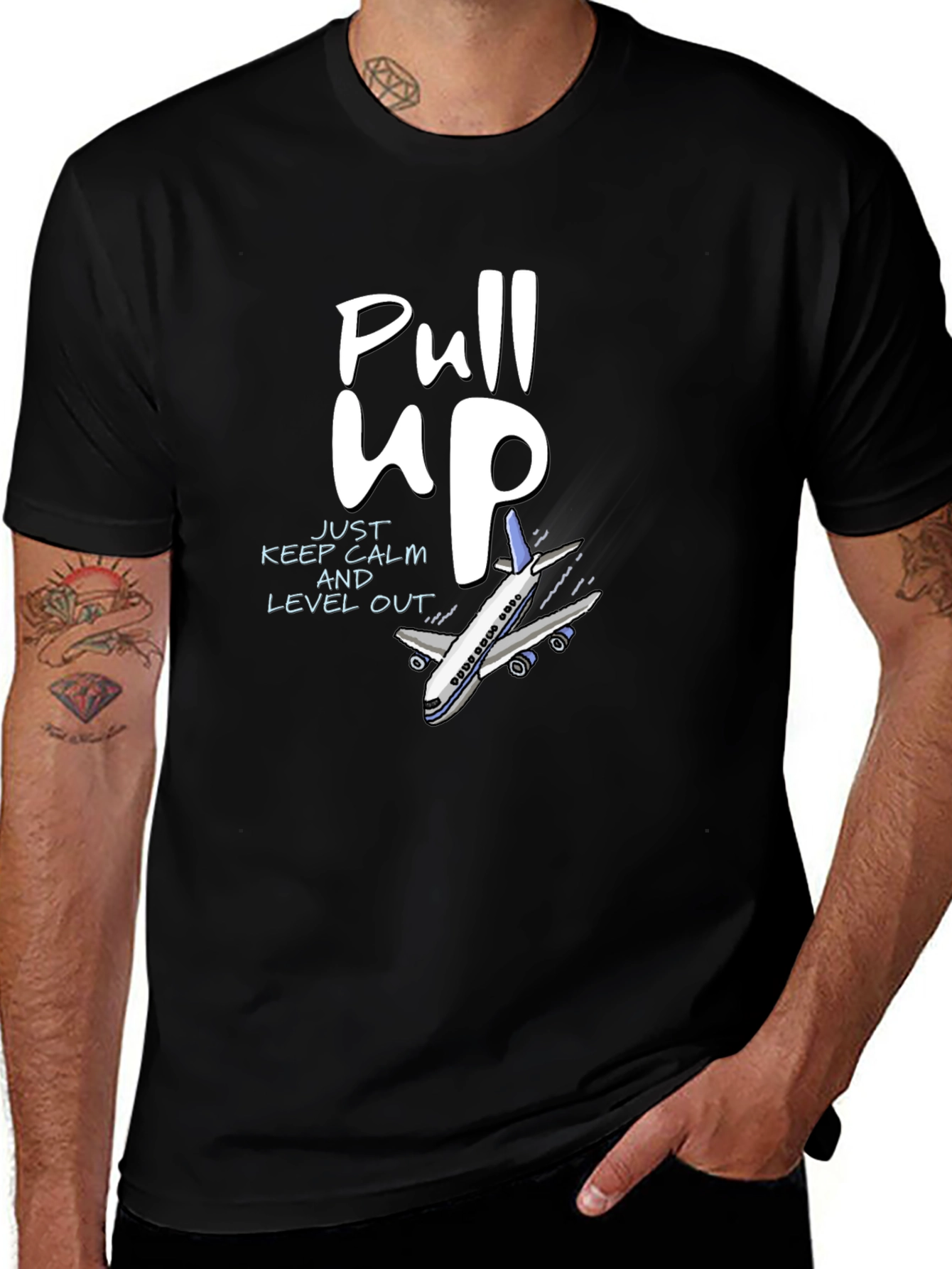 Pull Up Aircraft T-Shirt - Pilot Aviation Tee