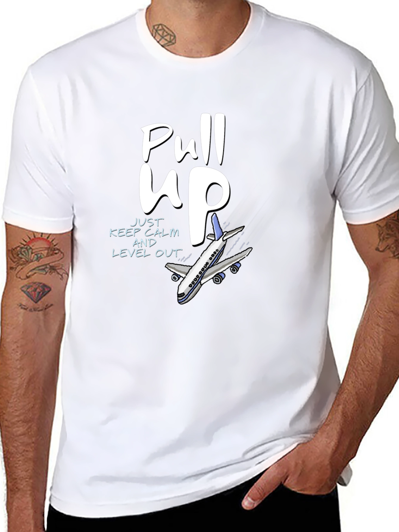 Pull Up Aircraft T-Shirt - Pilot Aviation Tee
