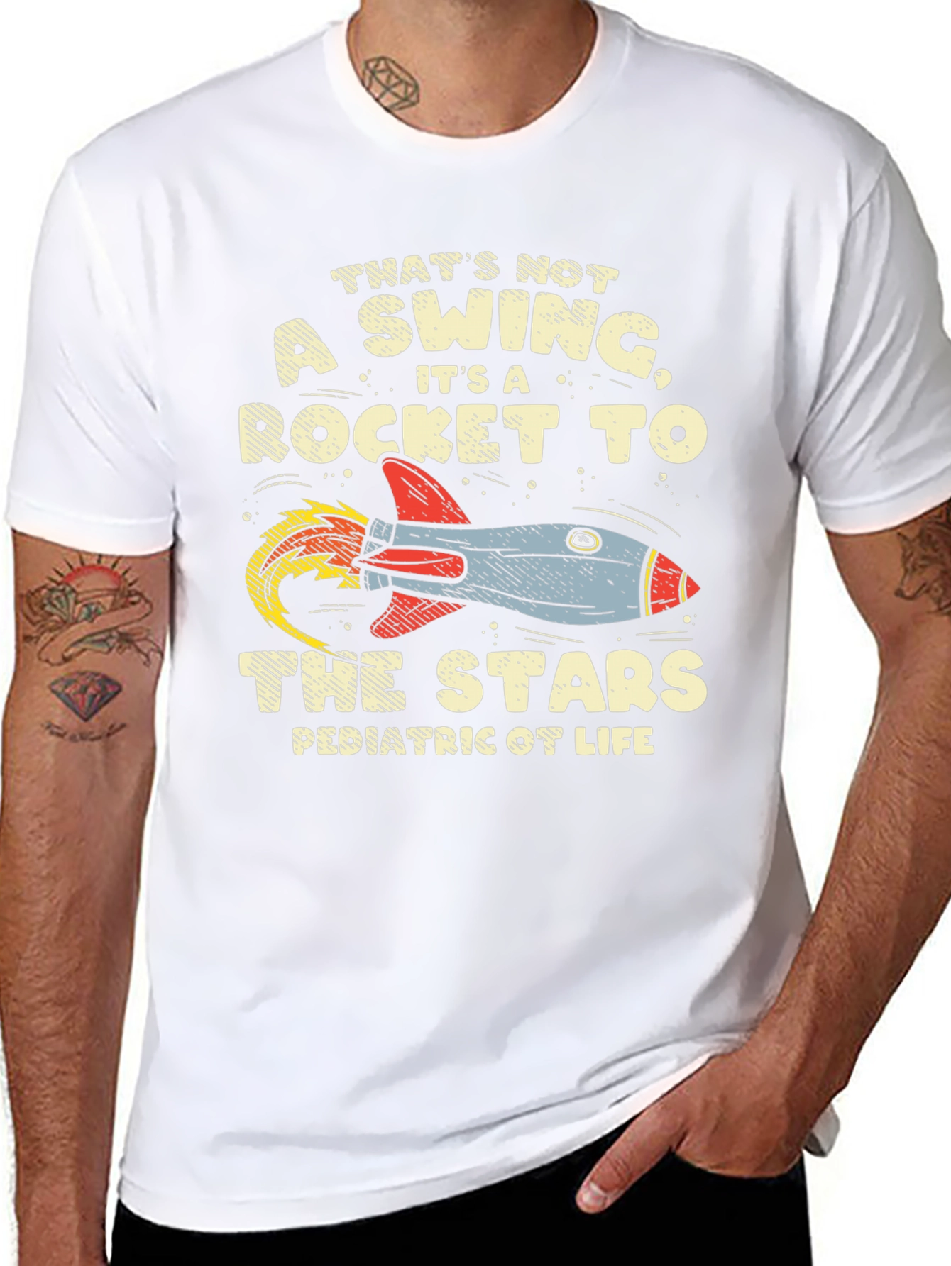 Rocket to the Stars Graphic T-Shirt