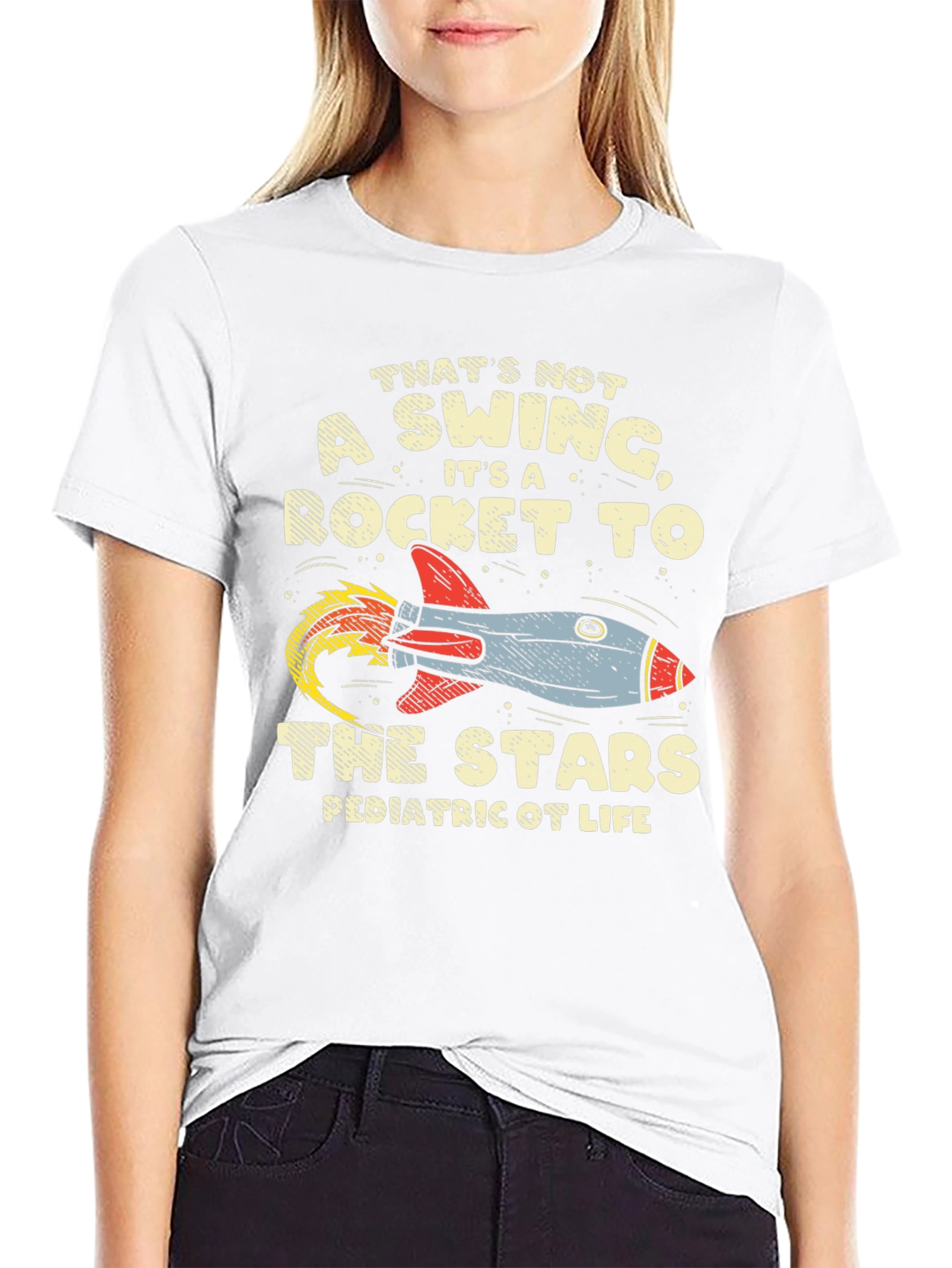 Rocket to the Stars Graphic T-Shirt