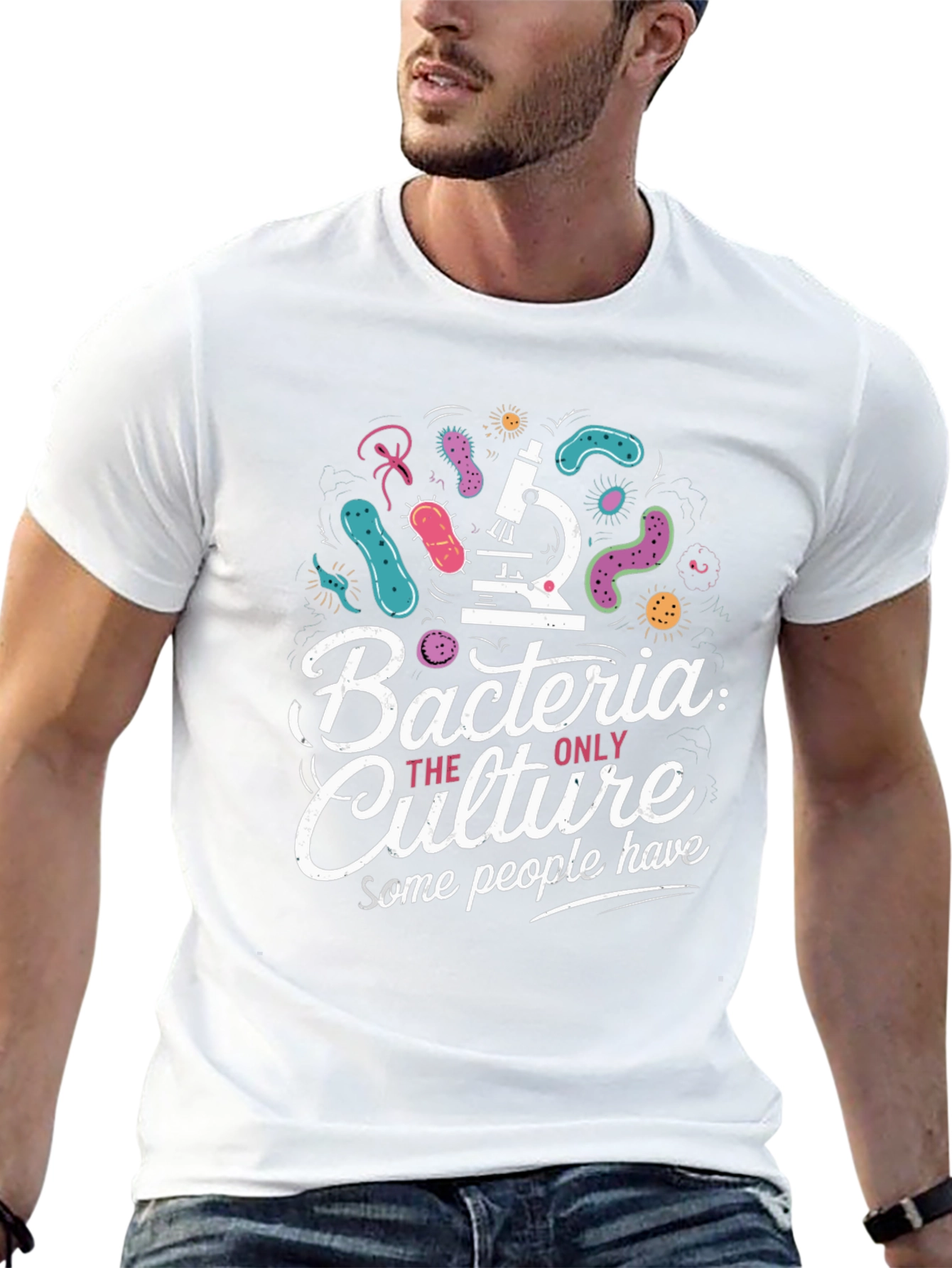 Bacteria Culture Graphic Tee - Science Humor T-Shirt